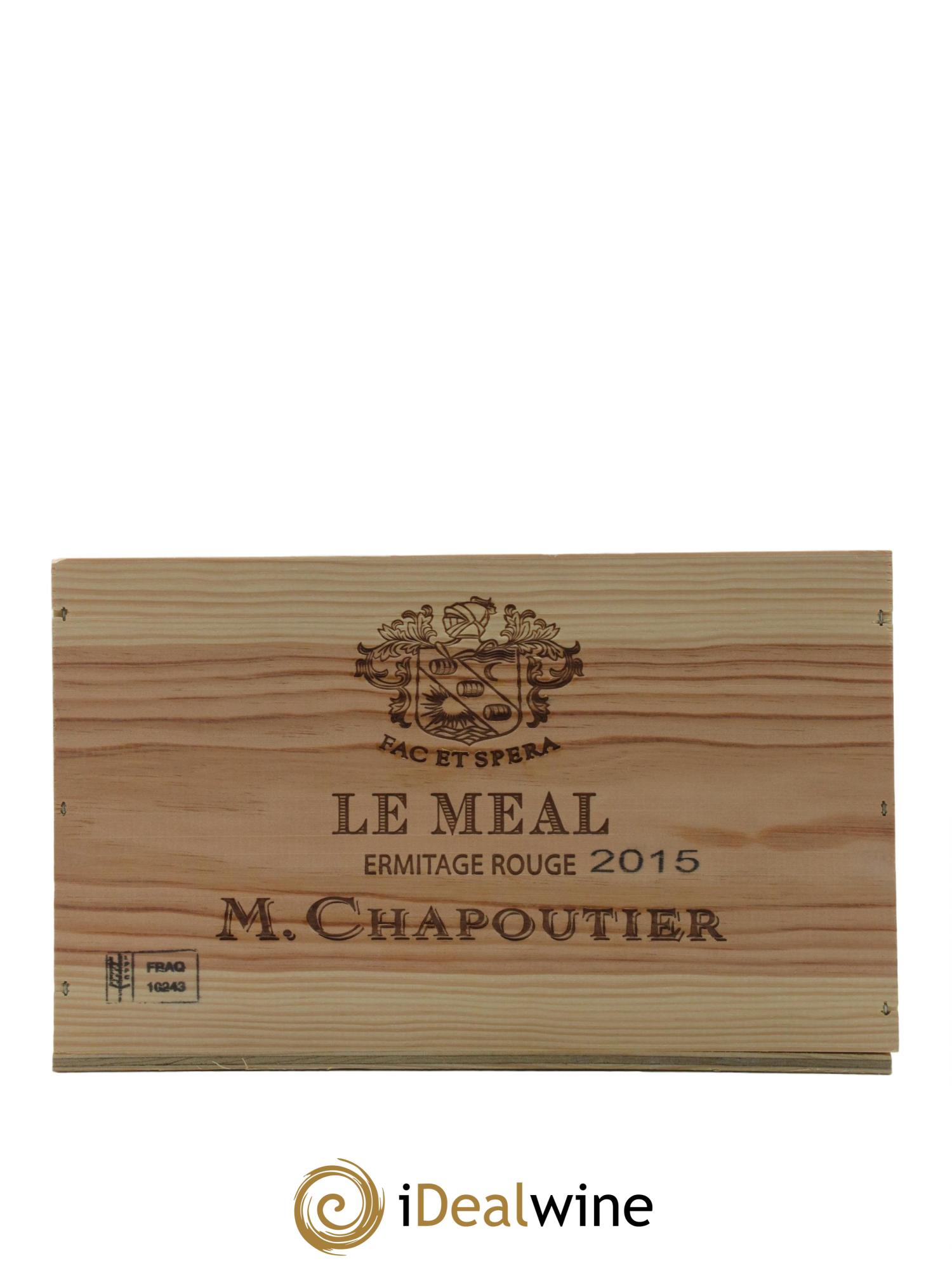 Hermitage Ermitage Le Méal Chapoutier 2015 - Lot de 6 bouteilles - 5