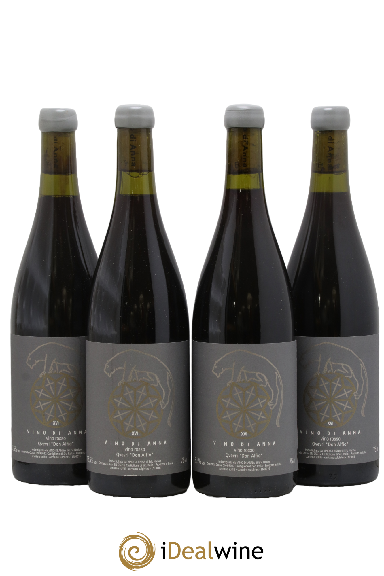 IGT Sicile Vino Rosso Qvevri Don Alfio Vino di Anna 2016 - Lotto di 4 bottiglie - 0