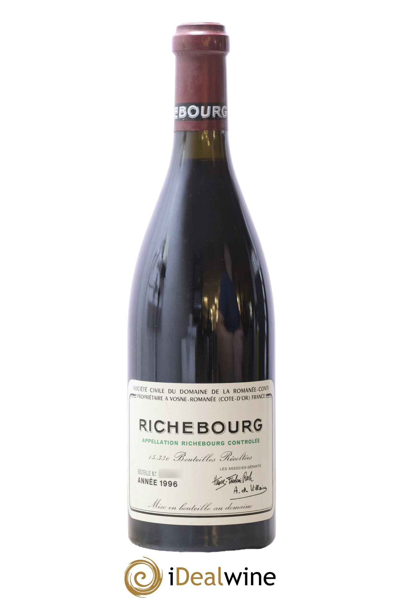 Richebourg Grand Cru Domaine de la Romanée-Conti 1996 - Lot of 1 bottle - 0