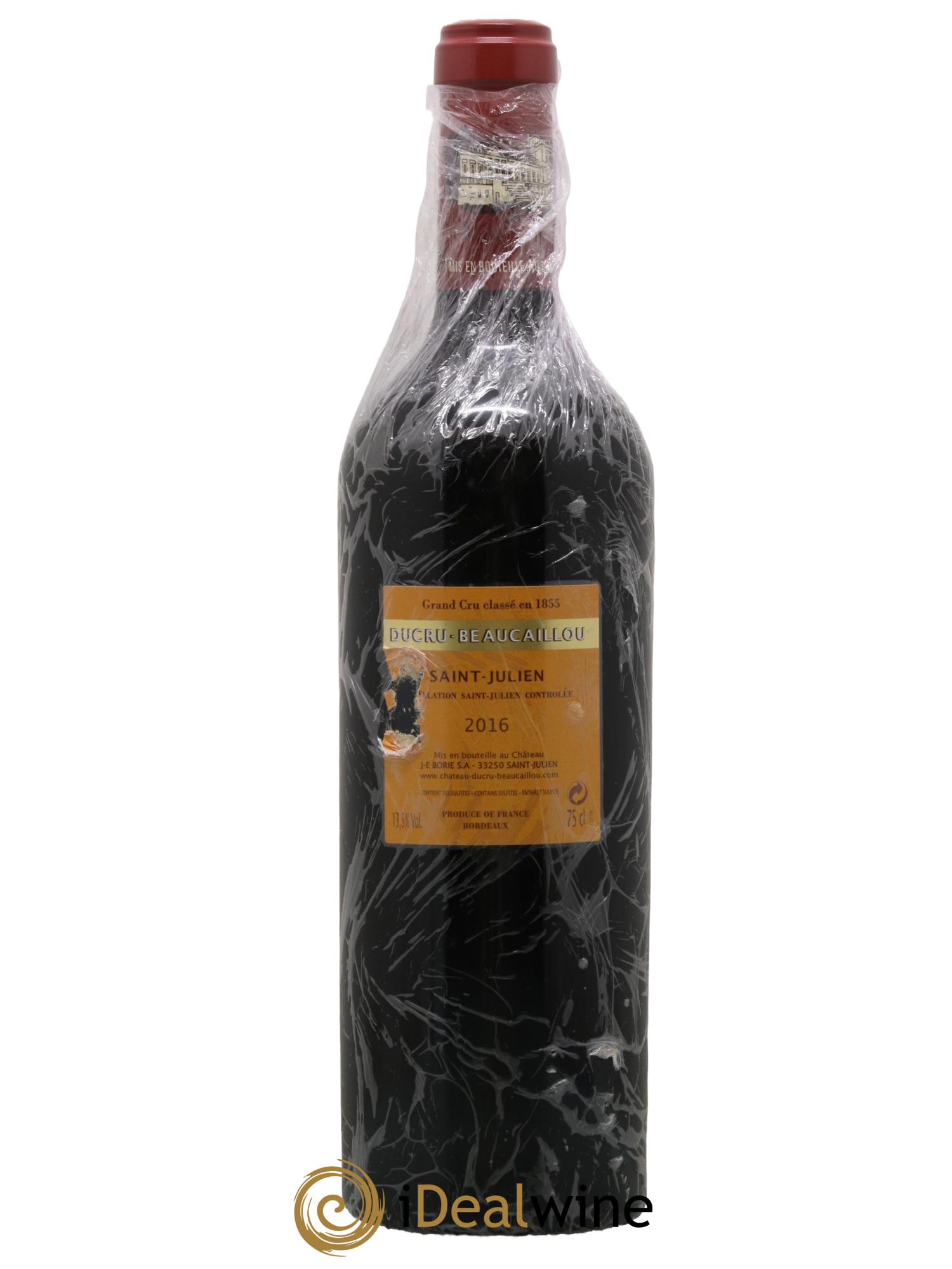 Château Ducru Beaucaillou 2ème Grand Cru Classé 2016 - Lot de 1 bouteille - 1