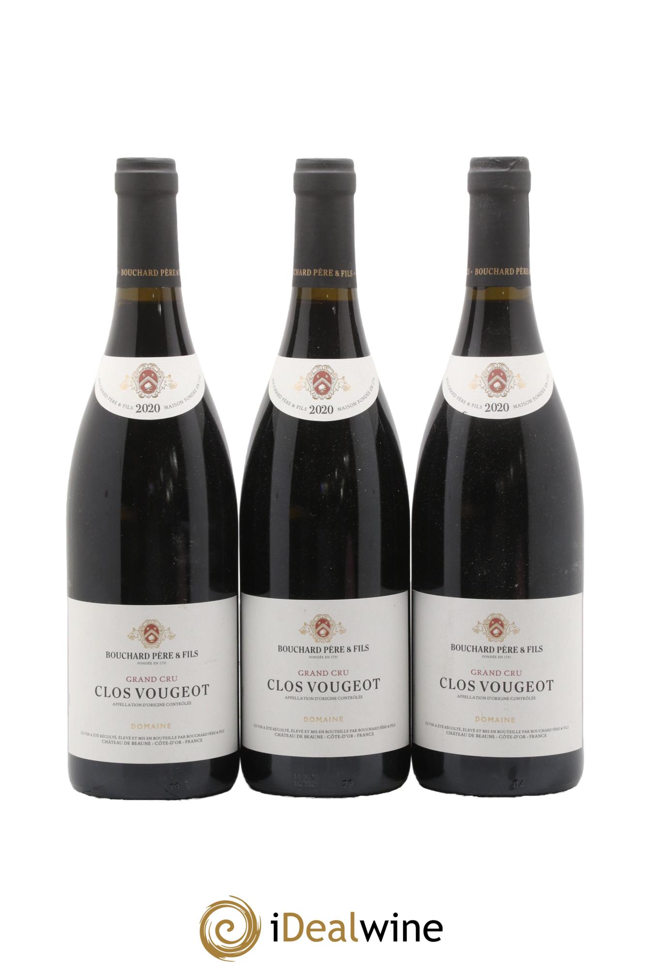 Clos de Vougeot Grand Cru Bouchard Père & Fils 2020 - Lot de 6 bouteilles - 1