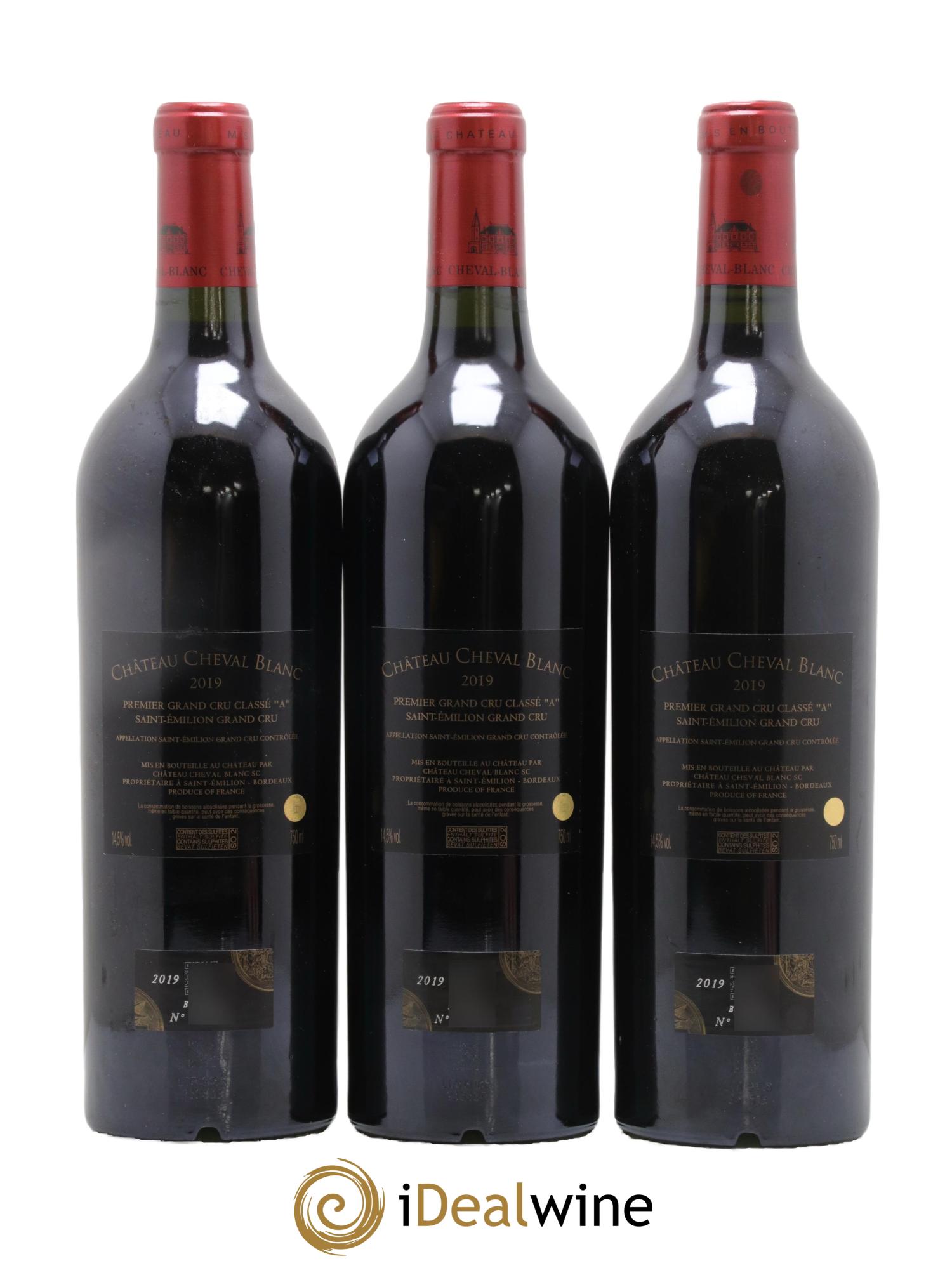 Château Cheval Blanc 1er Grand Cru Classé A  2019 - Lot de 6 bouteilles - 4