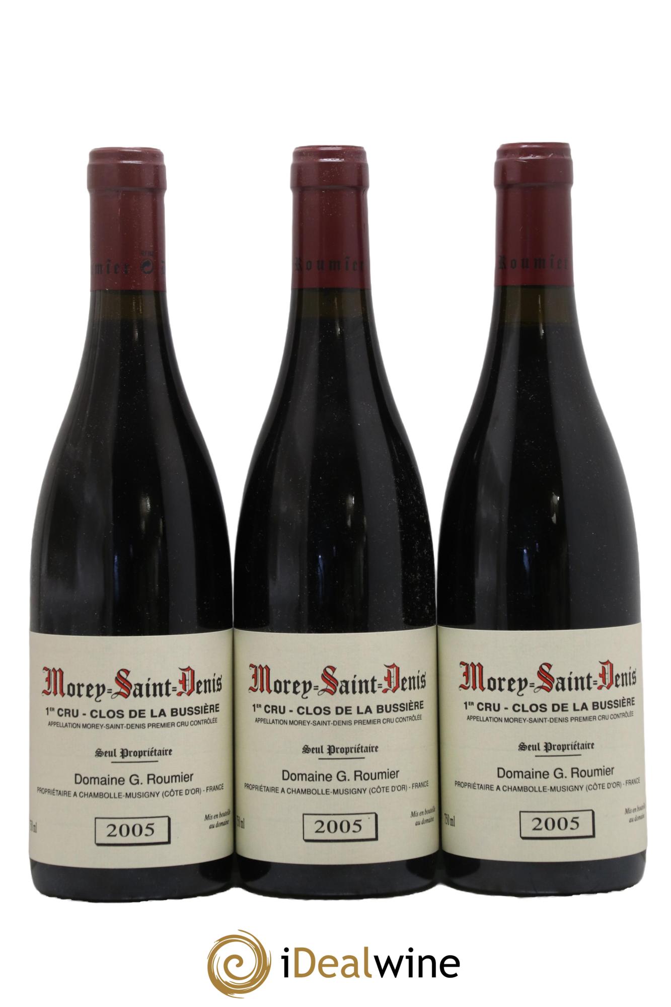 Morey Saint-Denis 1er Cru Clos de la Bussière Georges Roumier (Domaine) 2005 - Lot de 3 bouteilles - 0