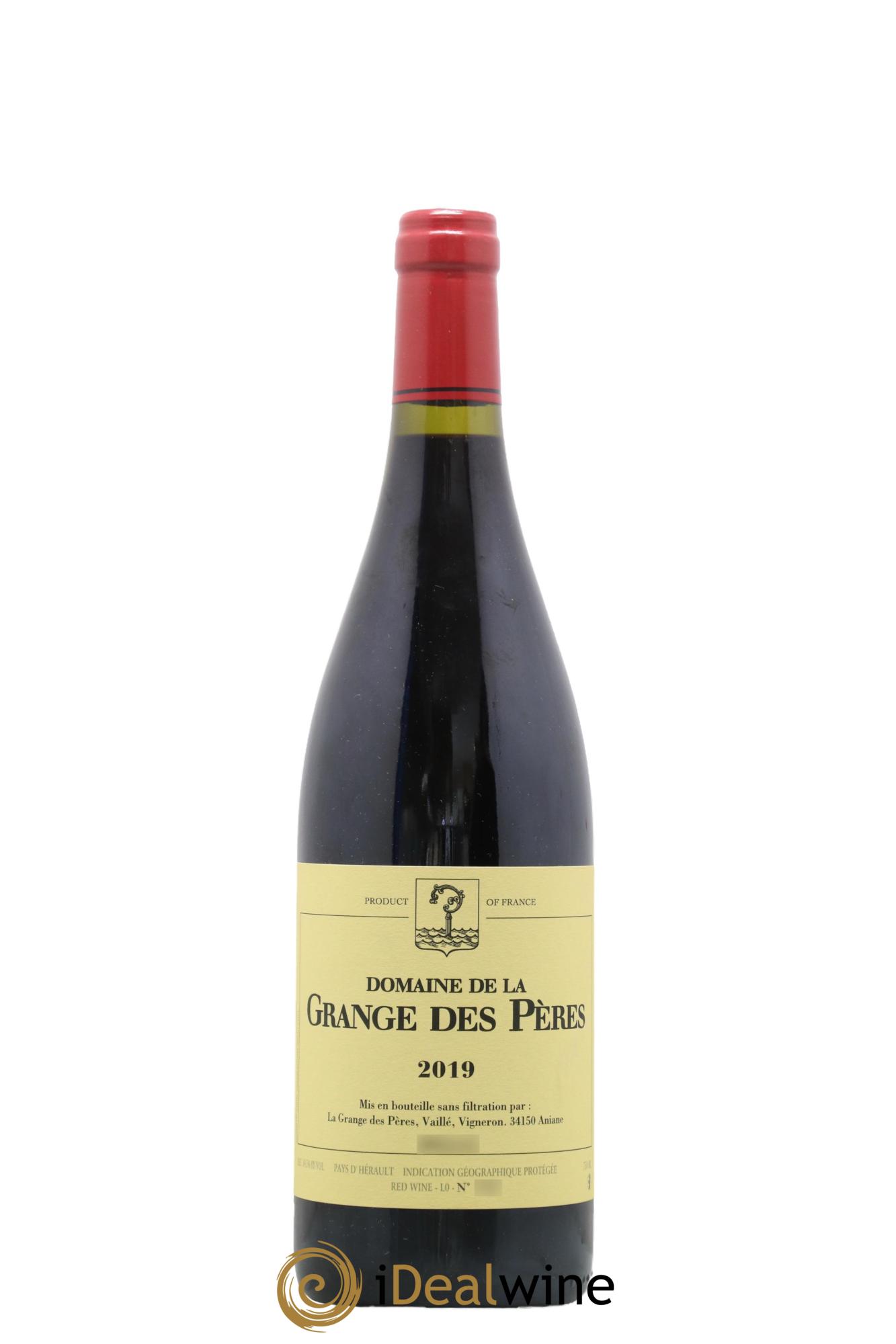 IGP Pays d'Hérault Grange des Pères Laurent Vaillé 2019 - Lot de 1 bouteille - 0