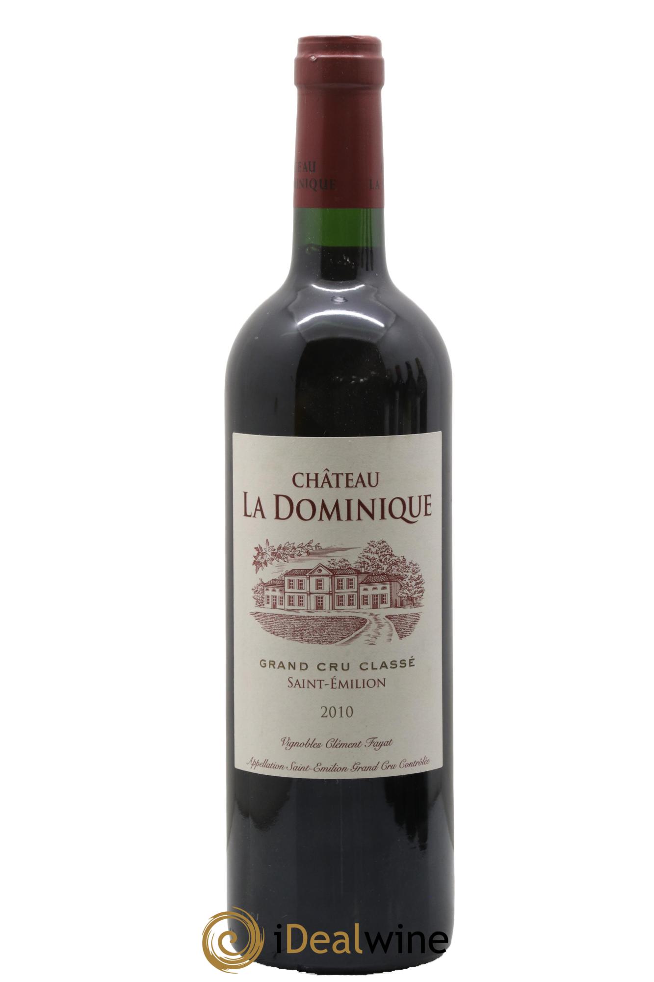 Château la Dominique Grand Cru Classé 2010 - Lot de 1 bouteille - 0