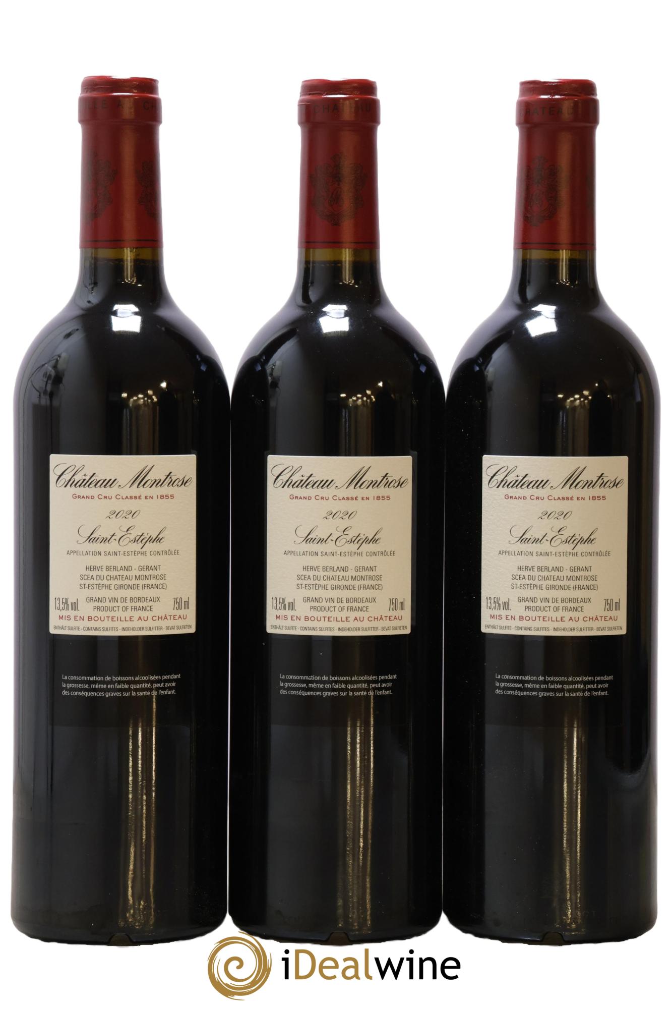 Château Montrose 2ème Grand Cru Classé  2020 - Posten von 6 Flaschen - 2