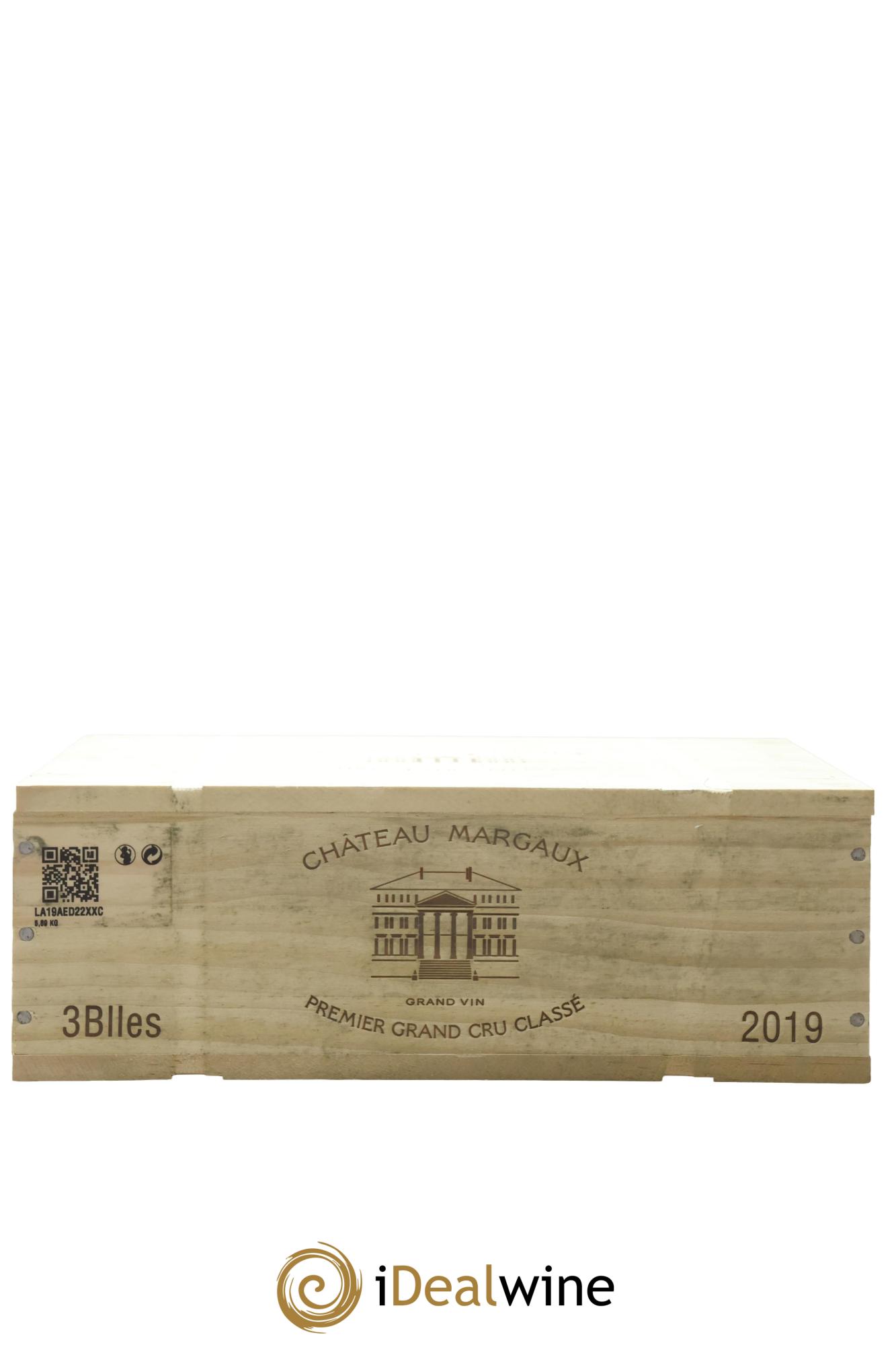 Château Margaux 1er Grand Cru Classé 2019 - Lot de 3 bouteilles - 3