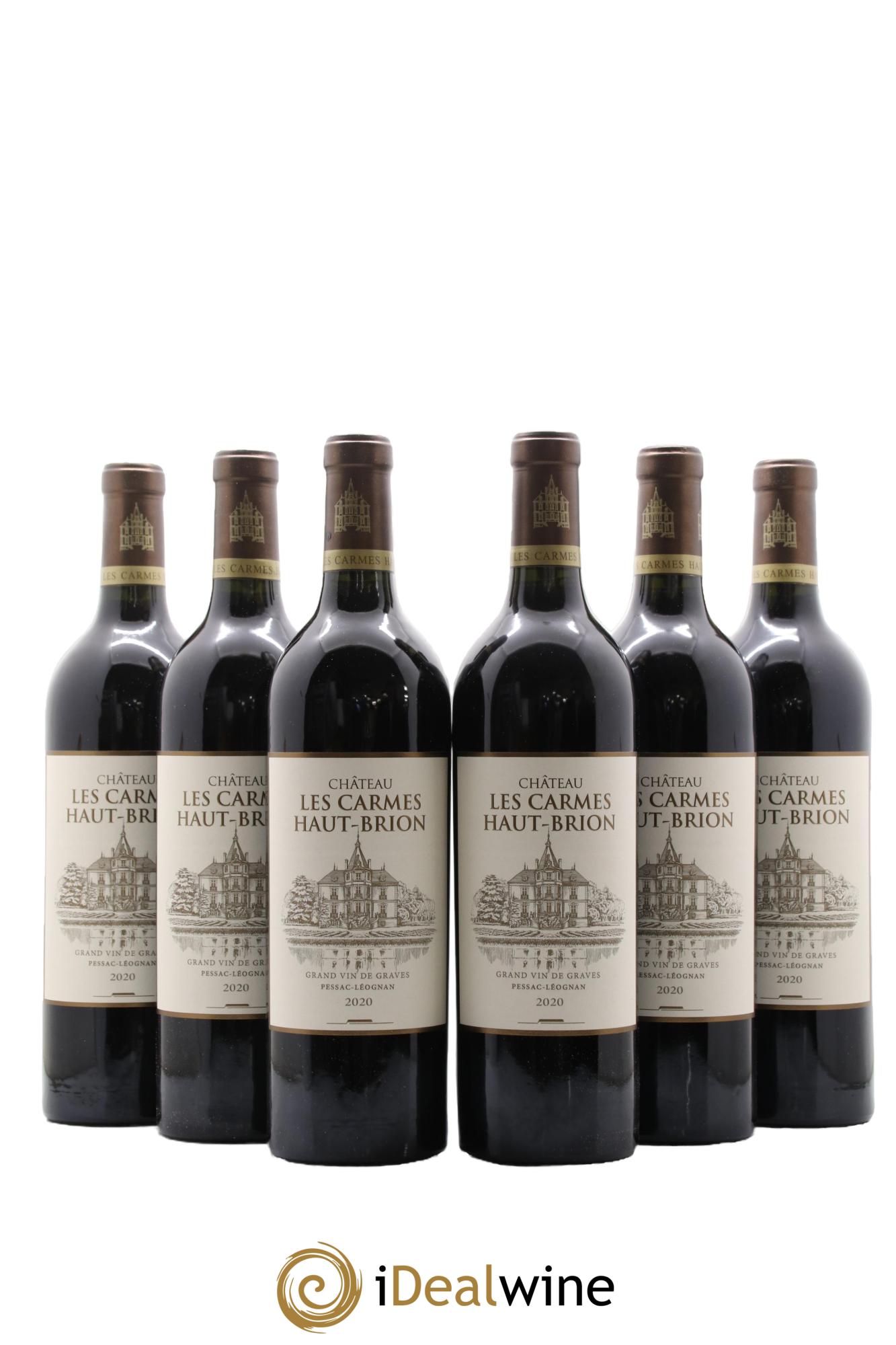 Château Les Carmes Haut-Brion 2020 - Lot de 6 bouteilles - 0