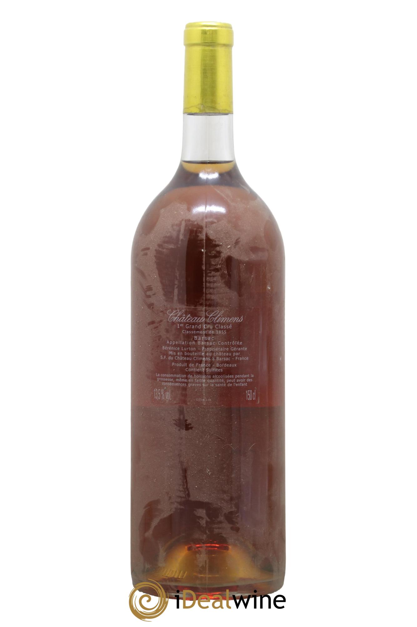 Château Climens 1er Grand Cru Classé 2007 - Lotto di 1 magnum - 1