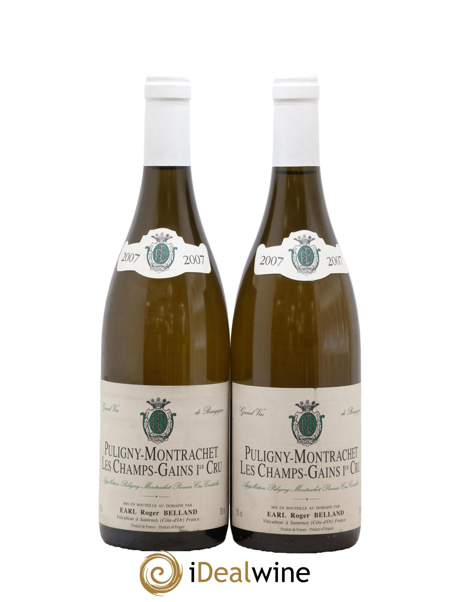 Puligny-Montrachet 1er Cru Les Champs Gains 2007 - Lotto di 2 bottiglie - 0
