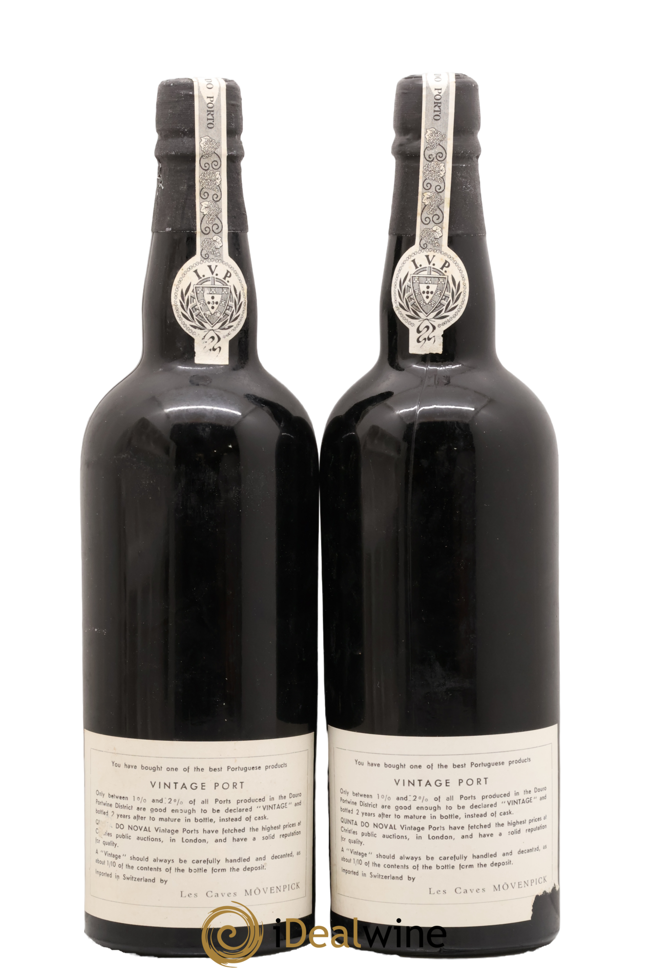 Porto Quinta Do Noval Vintage 1963 - Lot de 2 bouteilles - 1