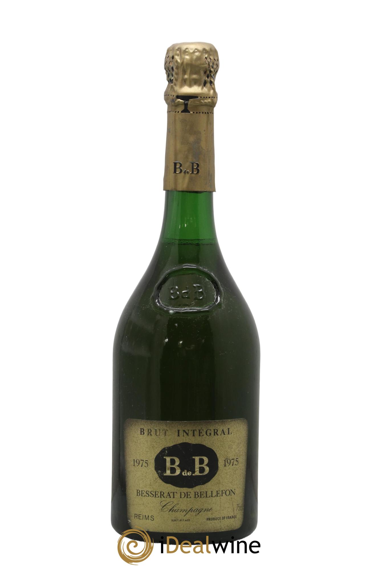 Champagne Blanc De Blancs Besserat De Bellefont 1975 - Lot de 1 bouteille - 0