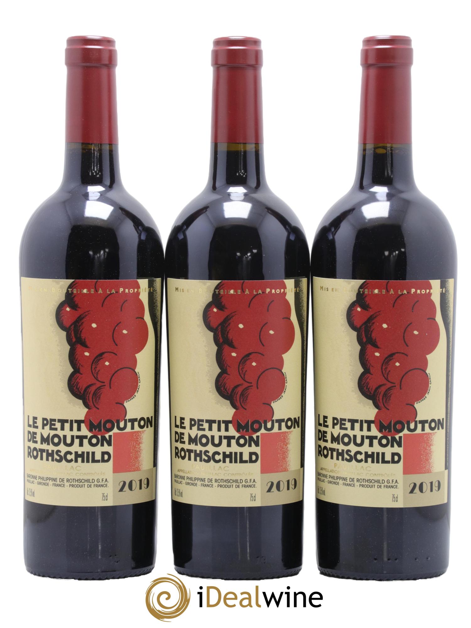 Petit Mouton Second Vin 2019 - Lot de 6 bouteilles - 1