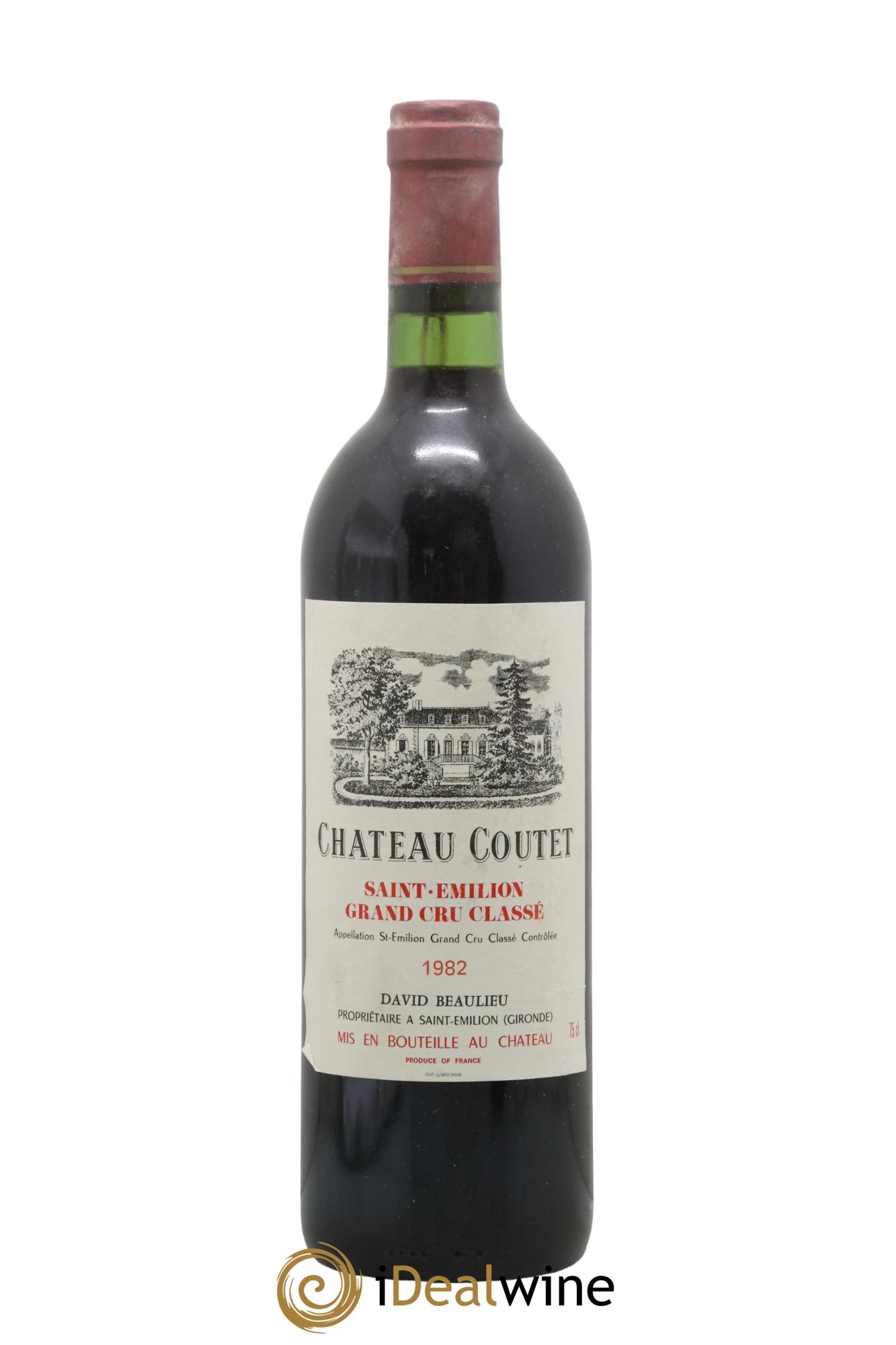 Saint-Émilion Grand Cru Château Coutet 1982 - Lot of 1 bottle - 0