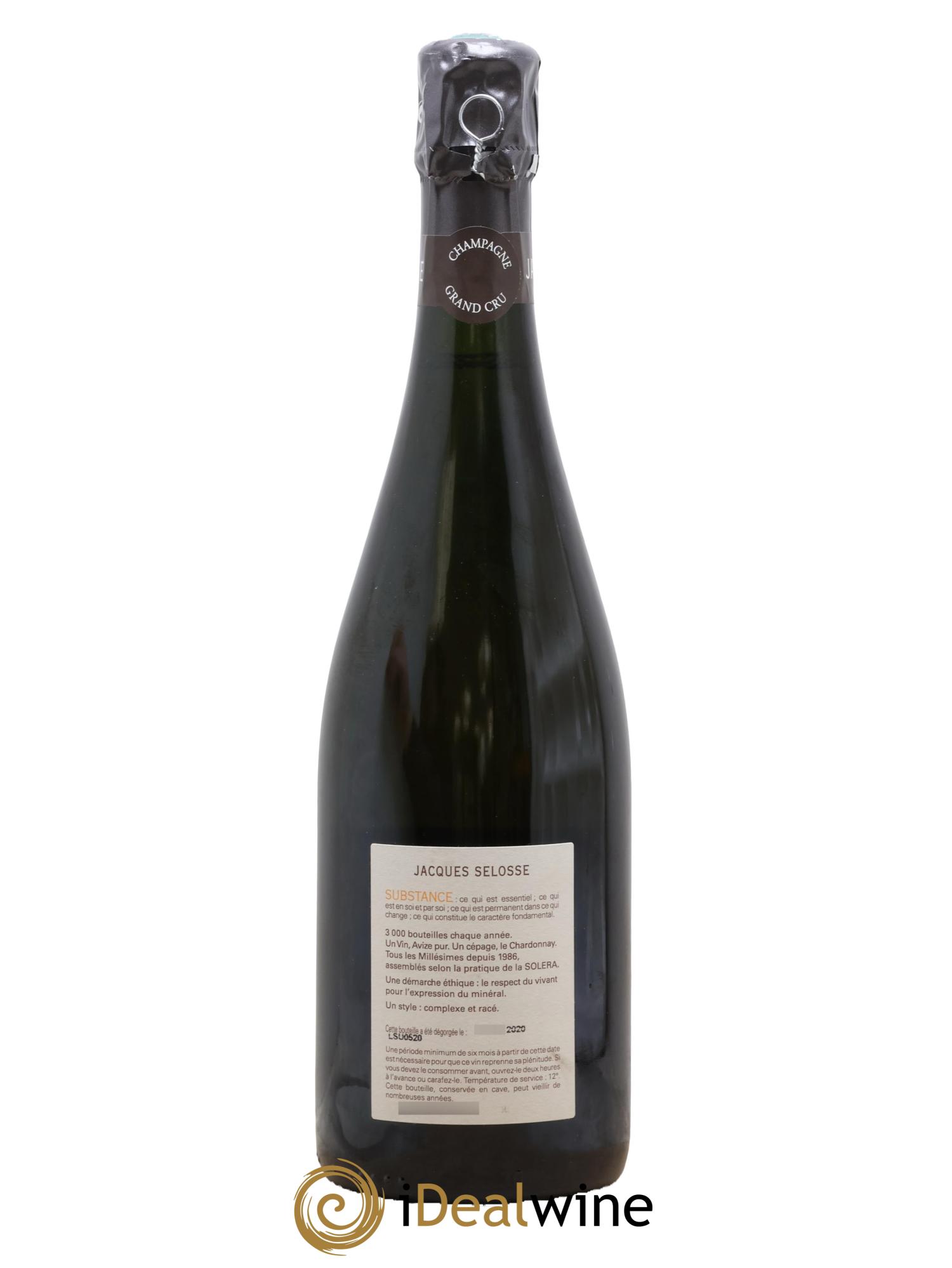 Substance Jacques Selosse - Lot de 1 bouteille - 1