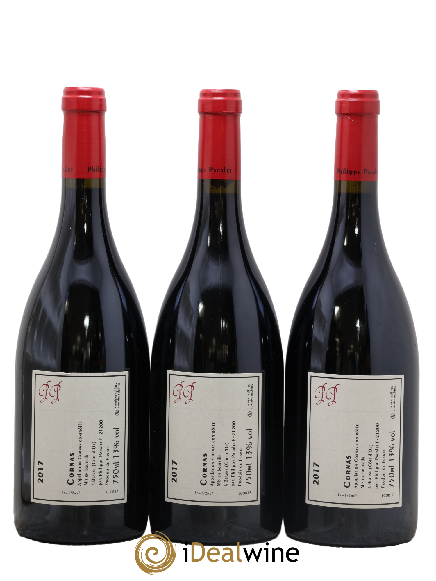 Cornas Philippe Pacalet 2017 - Lotto di 3 bottiglie - 1