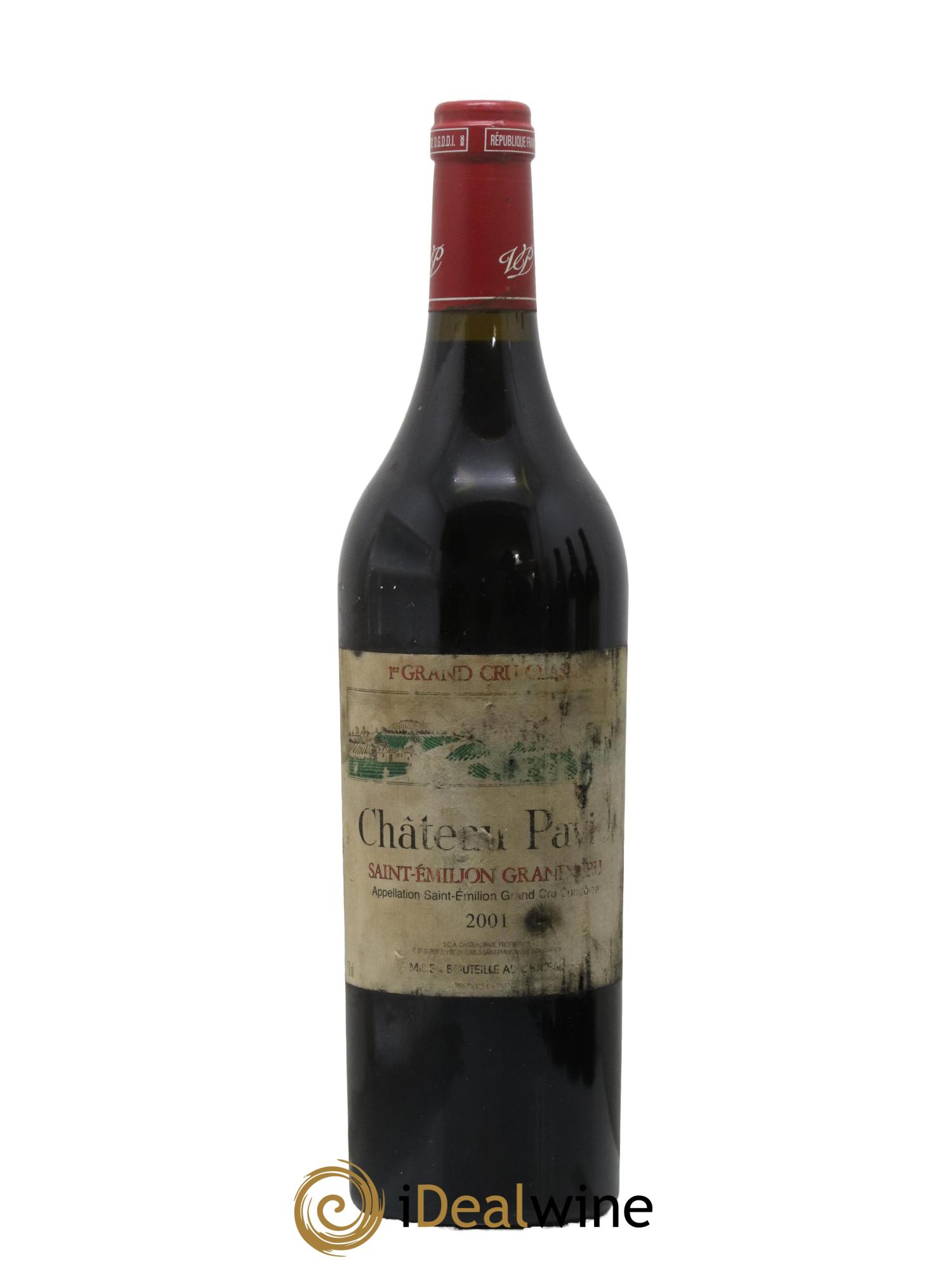 Château Pavie 1er Grand Cru Classé A 2001 - Lot de 1 bouteille - 0
