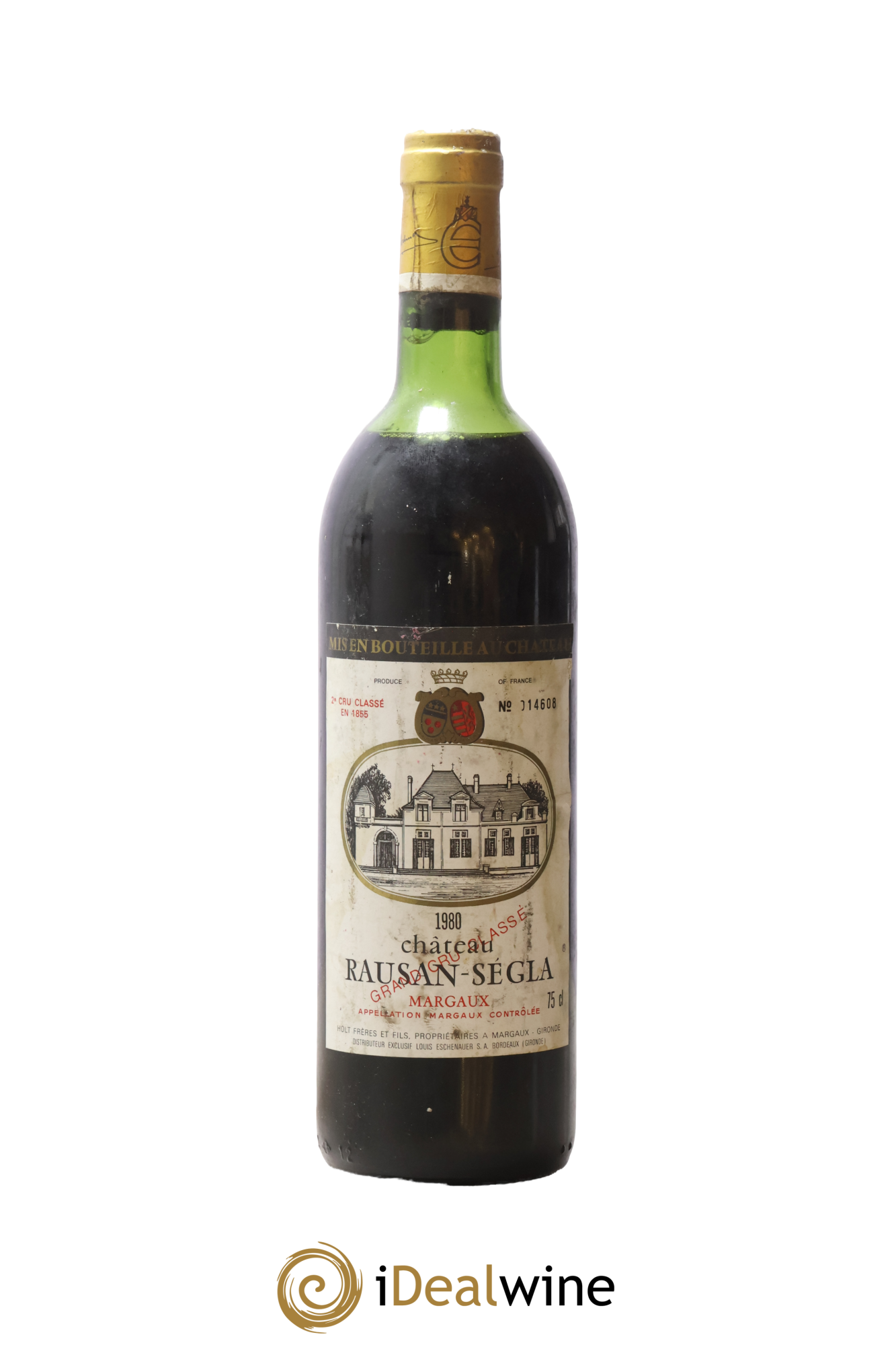 Château Rauzan Ségla Grand Cru Classé 1980 - Lot de 1 bouteille - 0