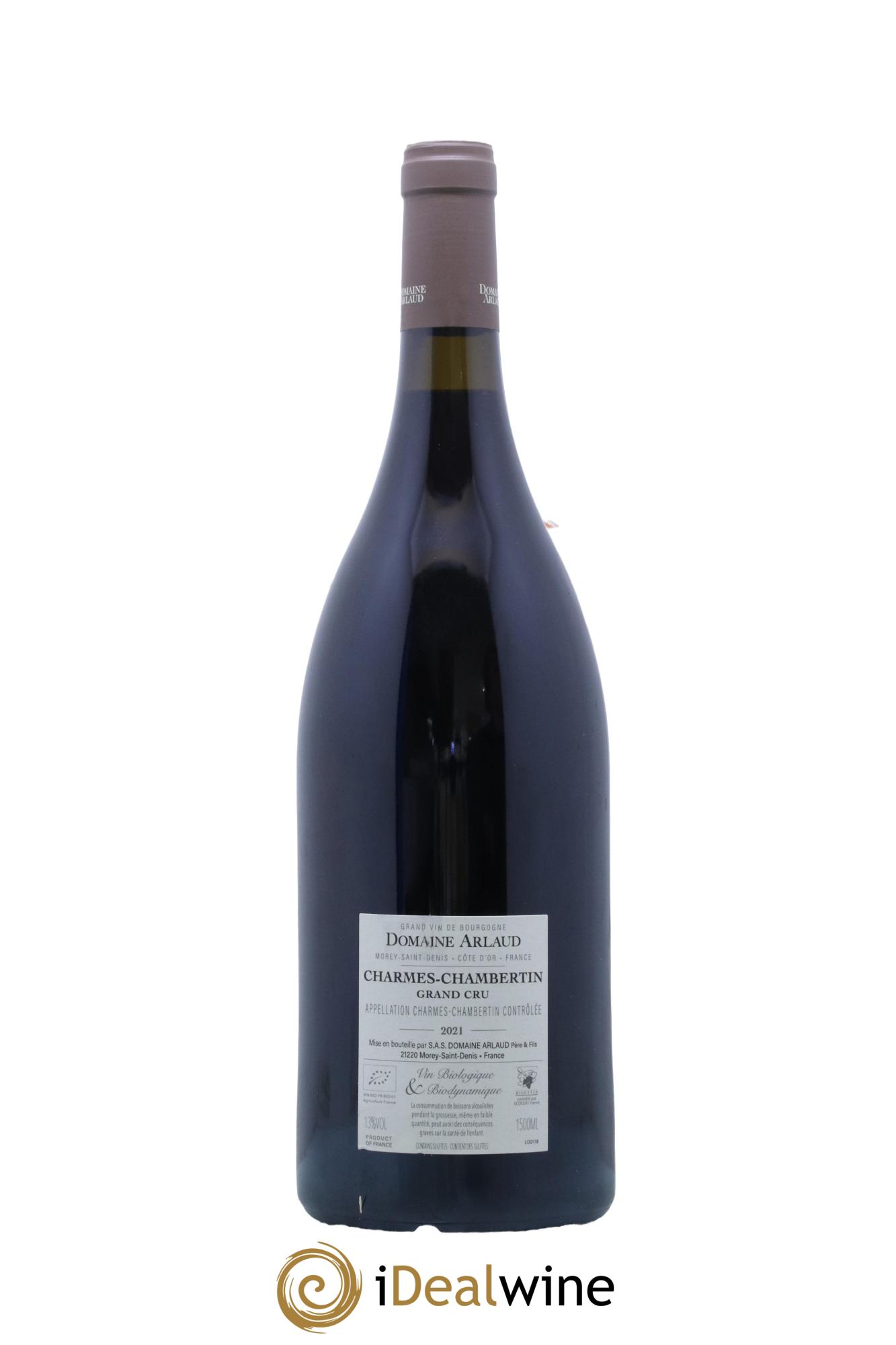 Charmes-Chambertin Grand Cru Arlaud 2021 - Lot de 1 magnum - 2