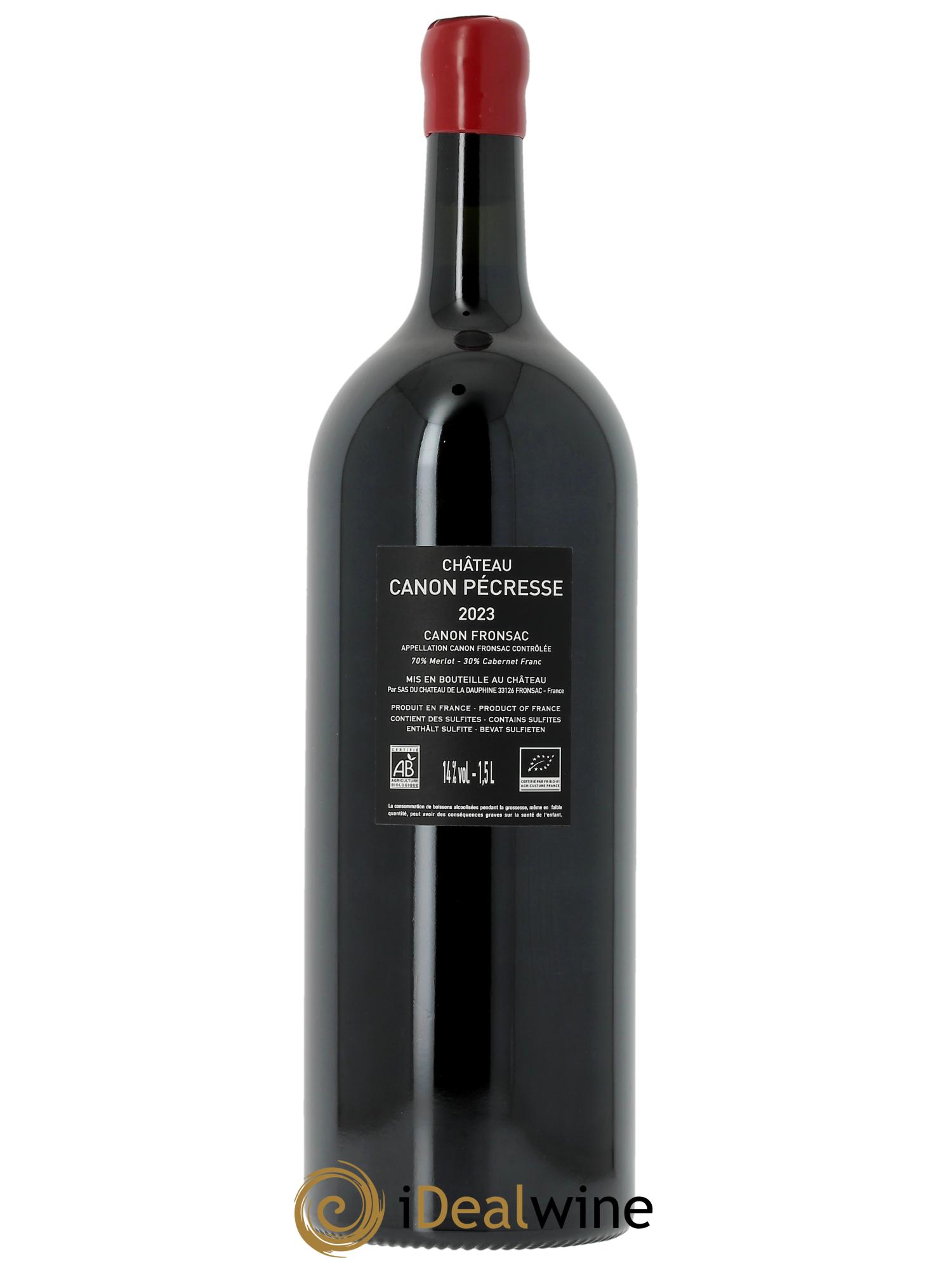 Château Canon Pécresse  2023 - Lot de 1 magnum - 1