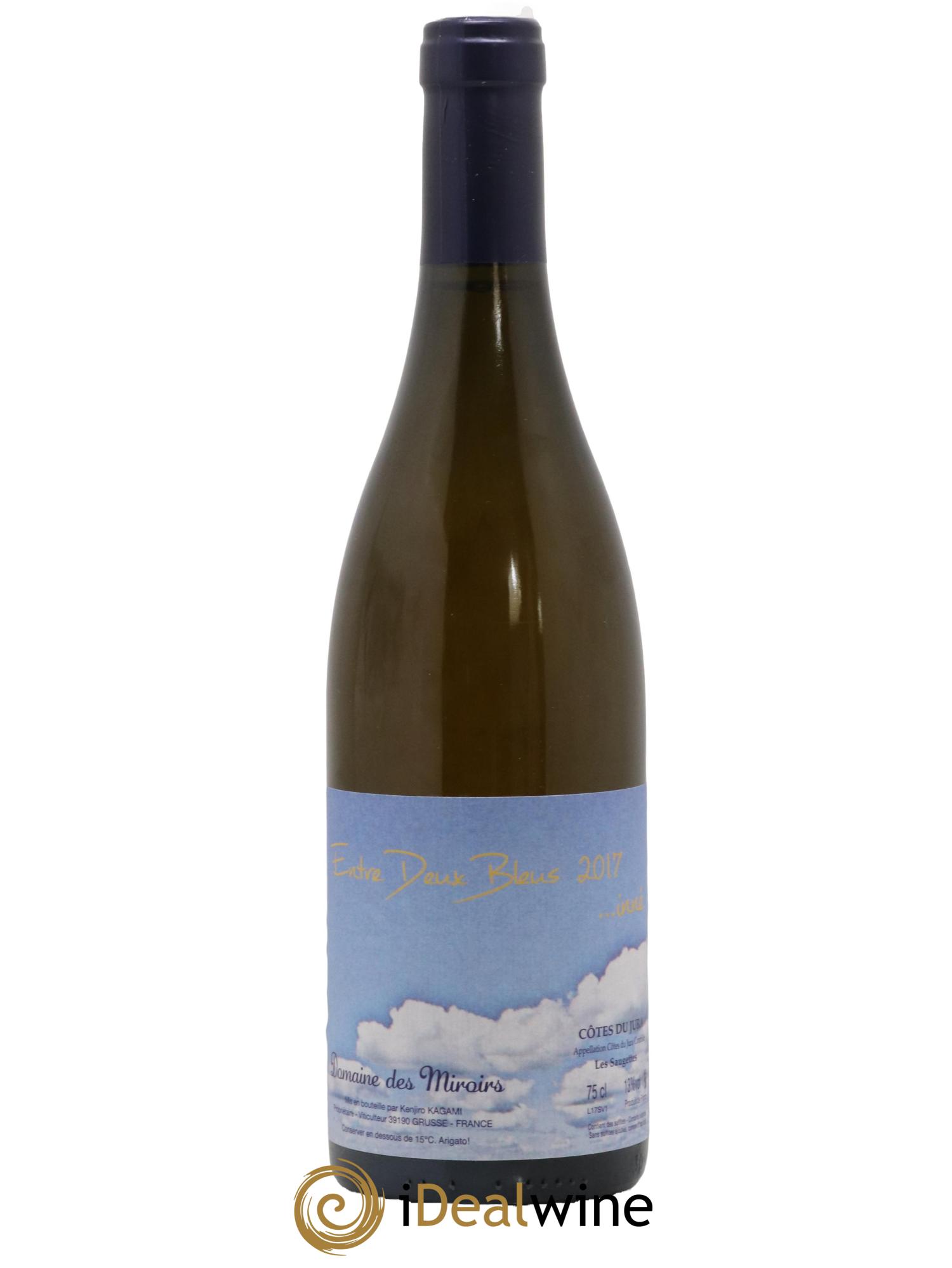 Côtes du Jura Entre Deux Bleus...inné Les Saugettes Kenjiro Kagami - Domaine des Miroirs 2017 - Lot de 1 bouteille - 0