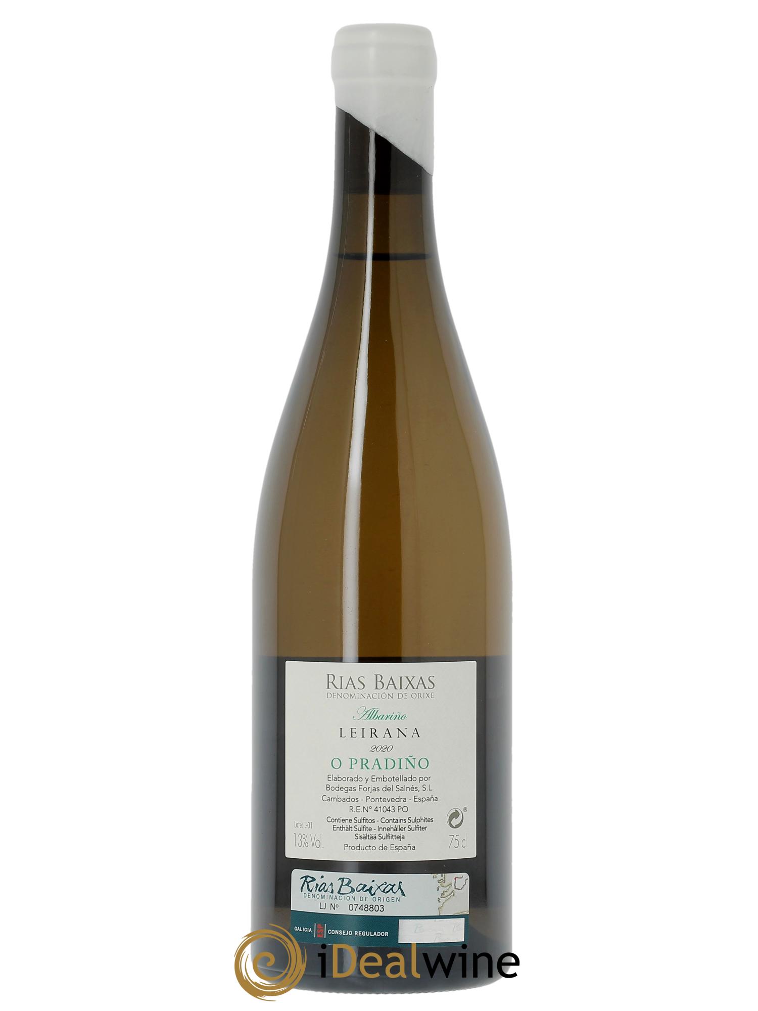 Rias Baixas DO Forjas del Salnés Leirana o Pradiño  2020 - Lotto di 1 bottiglia - 1