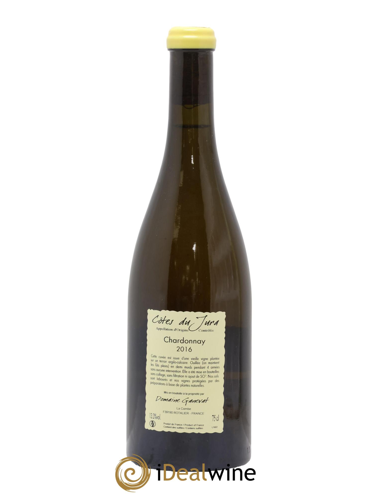 Côtes du Jura Les Chamois du Paradis Jean-François Ganevat (Domaine) 2016 - Lot de 1 bouteille - 1