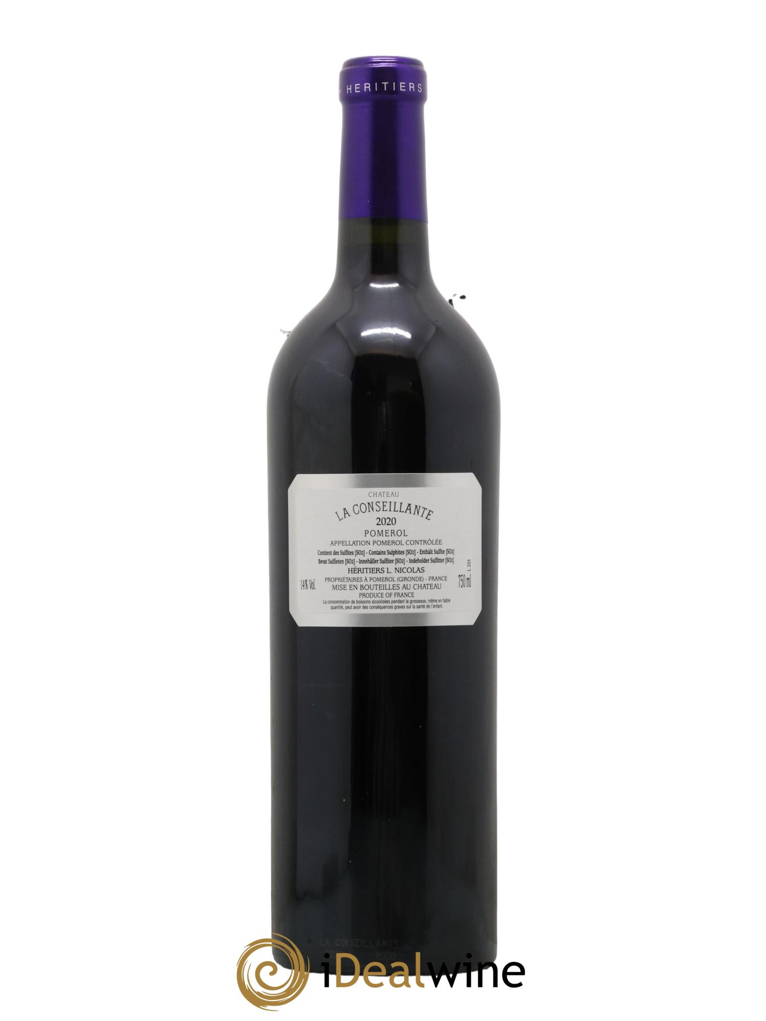 Château la Conseillante 2020 - Lot de 1 bouteille - 1