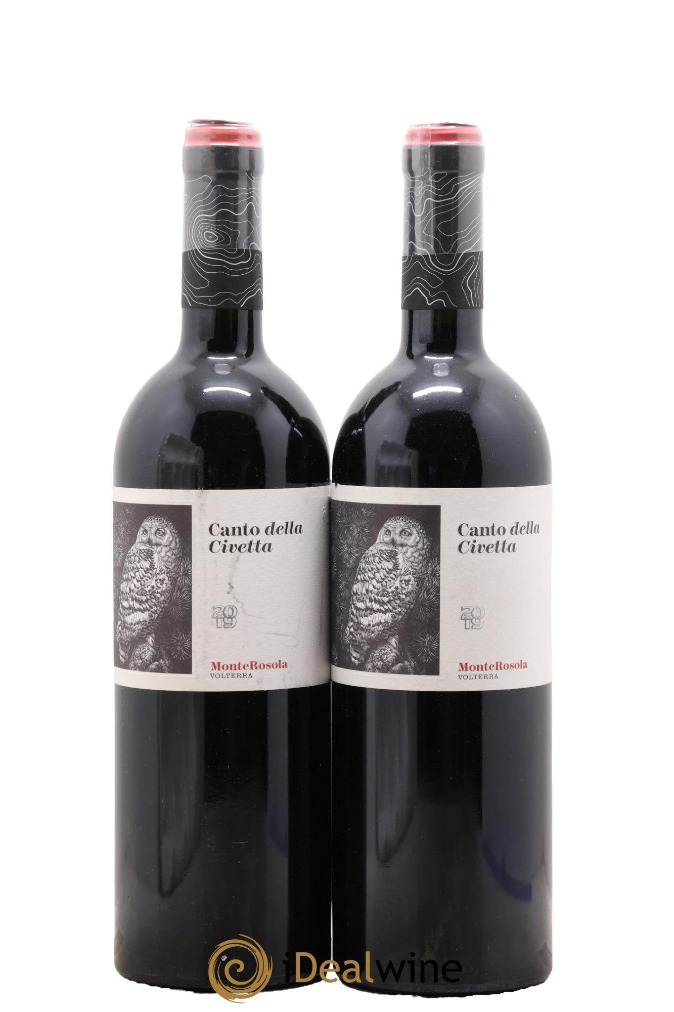 Toscana IGT Canto della Civetta MonteRosola Volterra 2019 - Lot of 2 bottles - 0