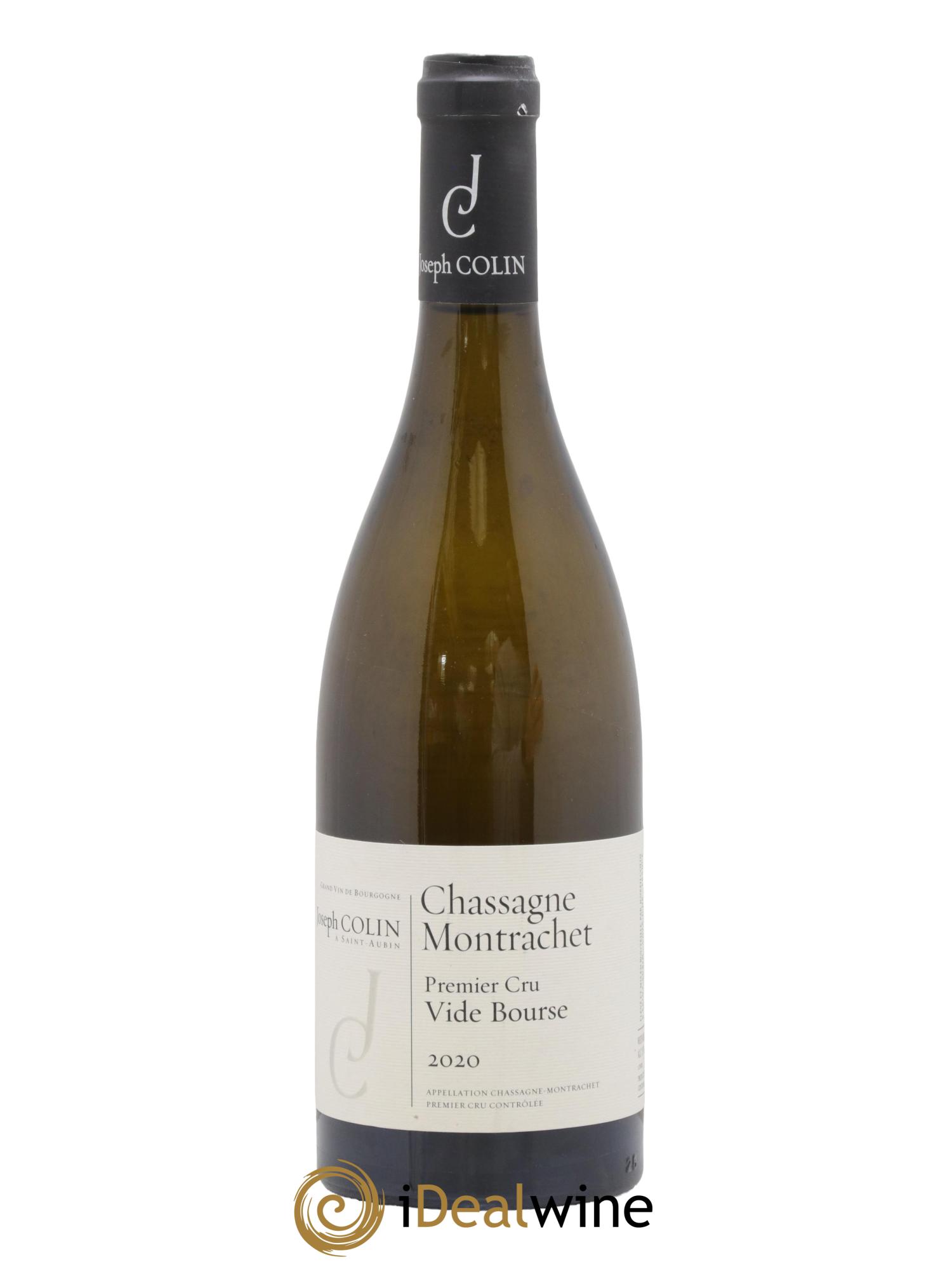 Chassagne-Montrachet 1er Cru Vide Bourse Joseph Colin 2020 - Lot of 1 bottle - 0