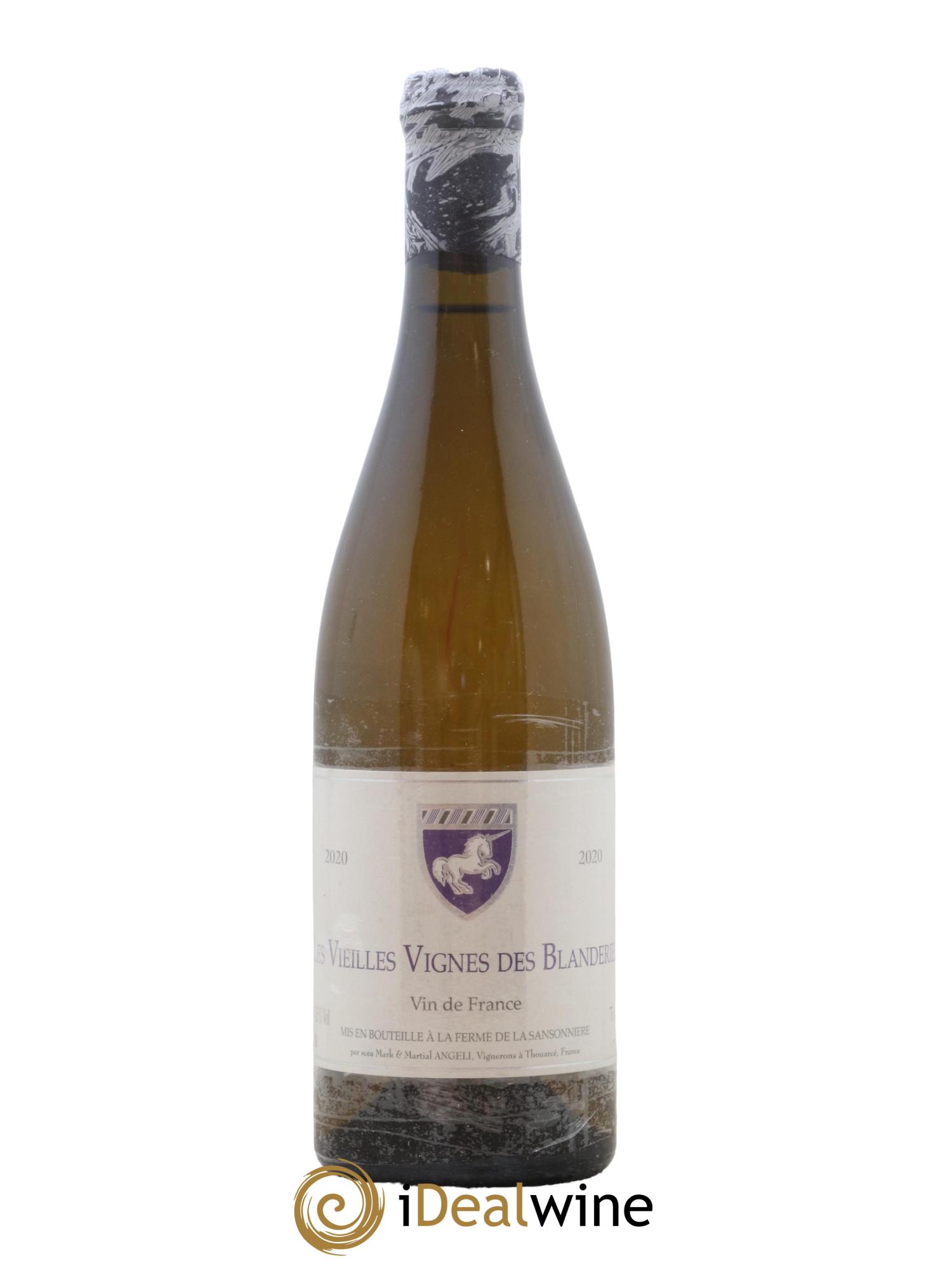 Vin de France Les Vieilles Vignes des Blanderies Mark Angeli (Domaine) - Ferme de la Sansonnière 2020 - Lot de 1 bouteille - 0