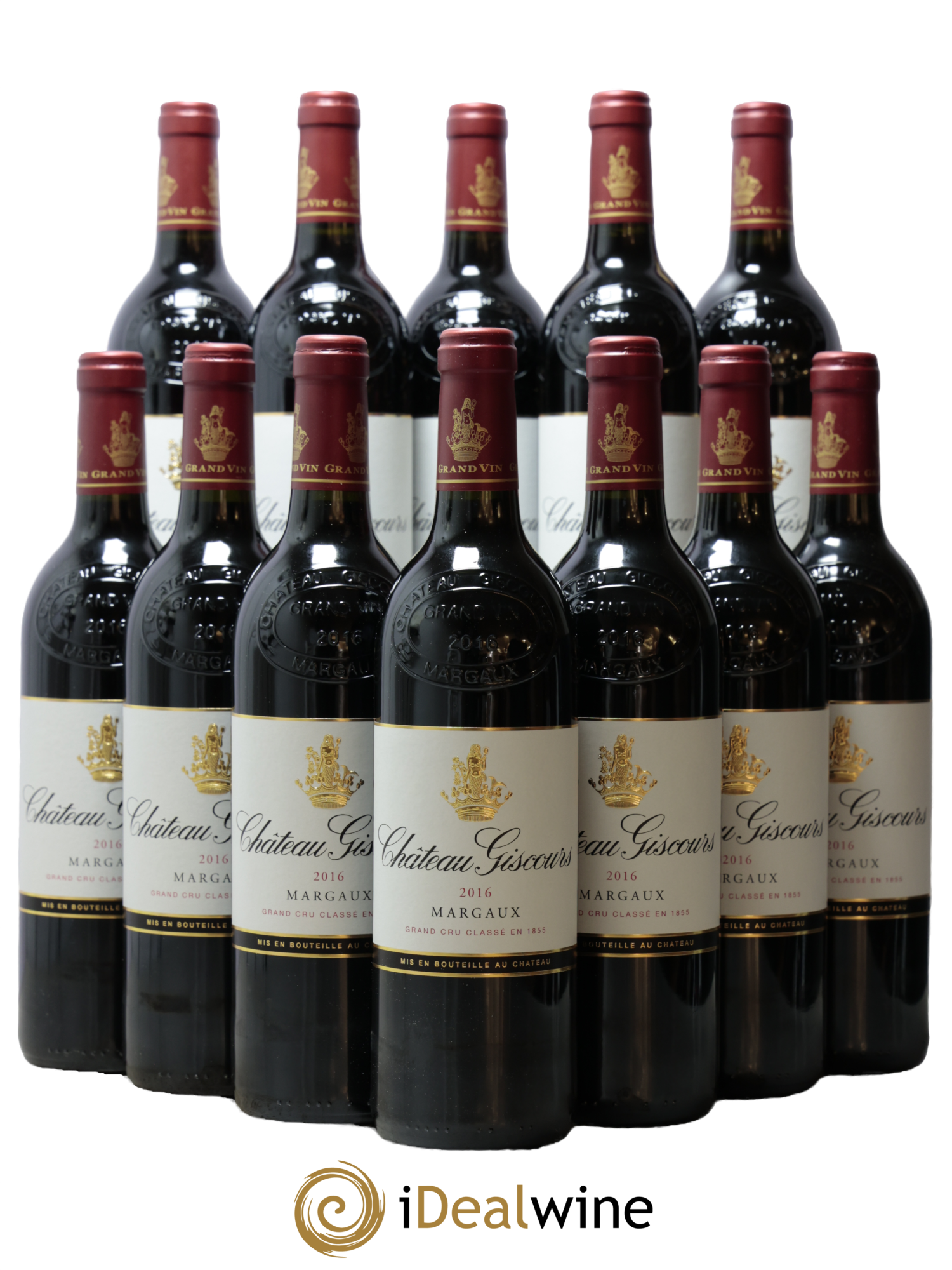 Château Giscours 3ème Grand Cru Classé 2016 - Lot de 12 bouteilles - 0