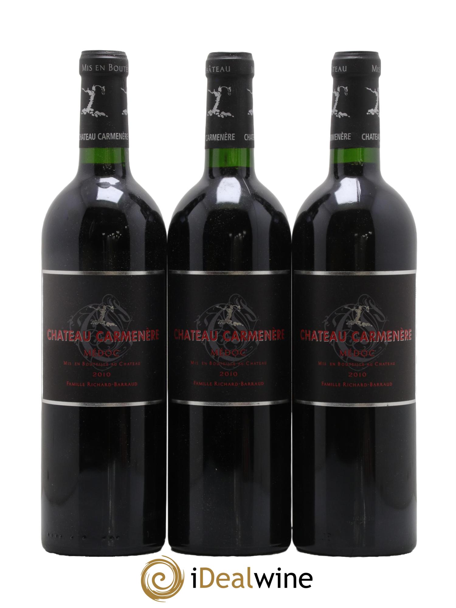 Médoc Château Carmenère 2010 - Lot de 3 bouteilles - 0