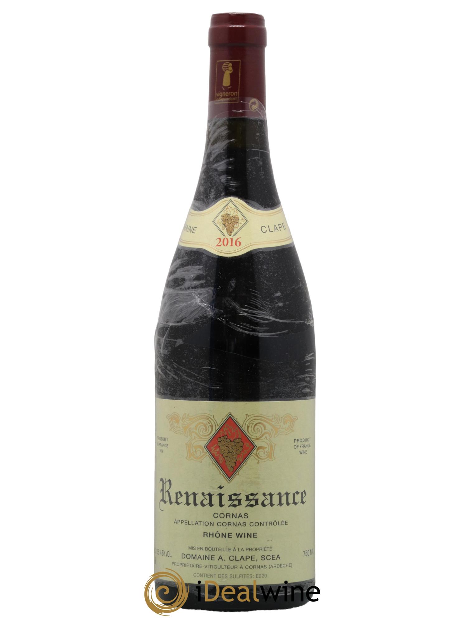 Cornas Renaissance Auguste Clape 2016 - Lotto di 1 bottiglia - 0