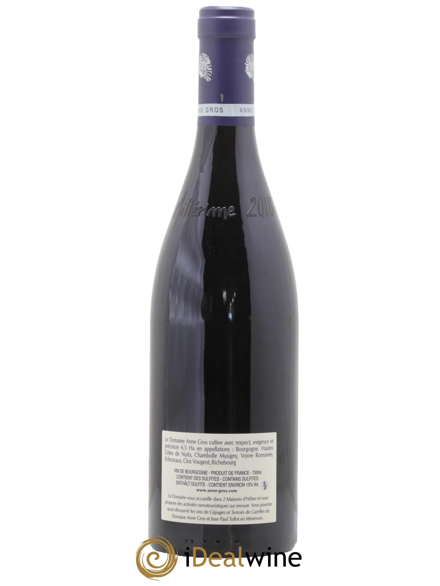 Clos de Vougeot Grand Cru Le Grand Maupertui Anne Gros 2018 - Lotto di 1 bottiglia - 1