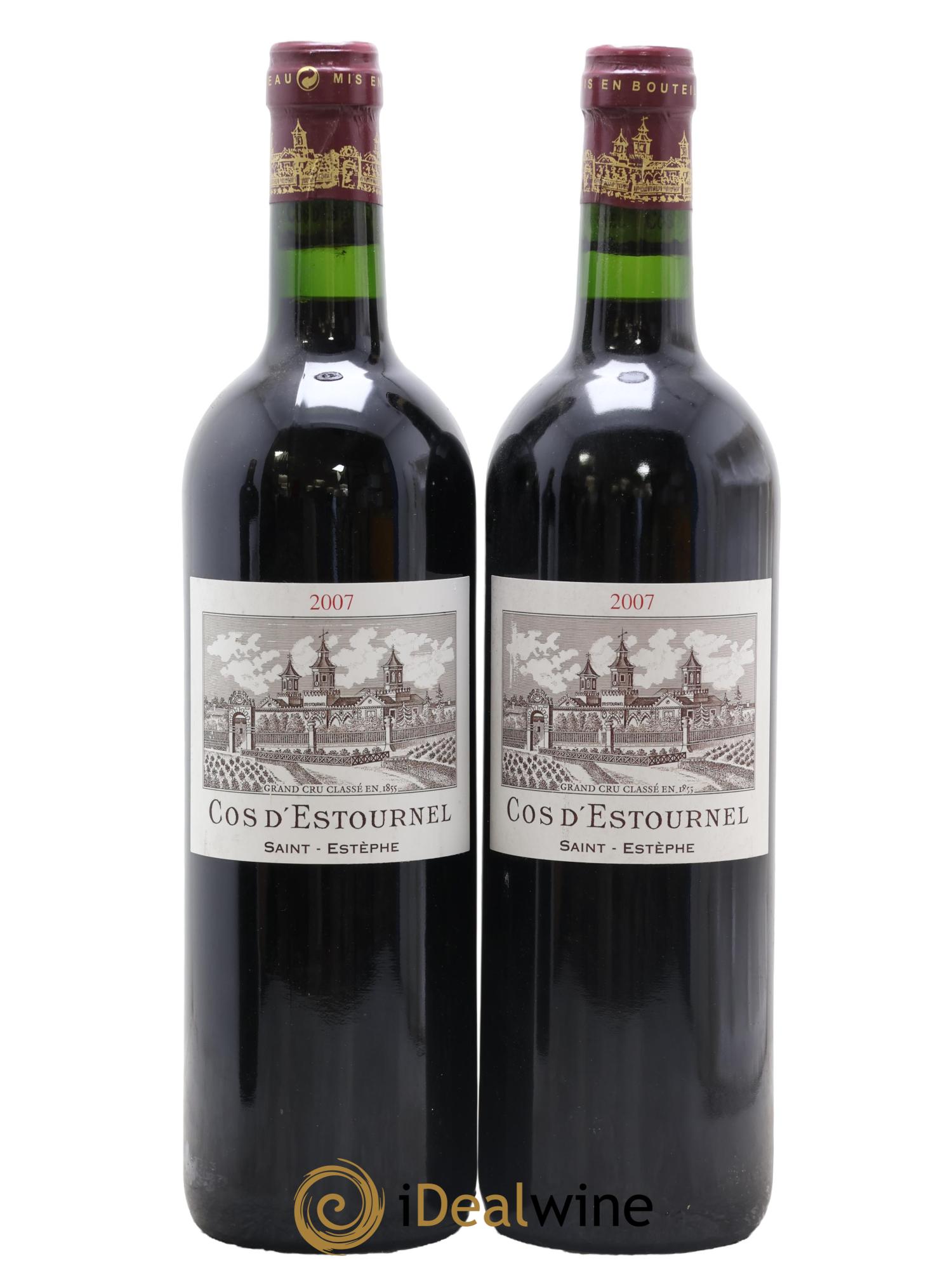 Cos d'Estournel 2ème Grand Cru Classé 2007 - Lot de 2 bouteilles - 0