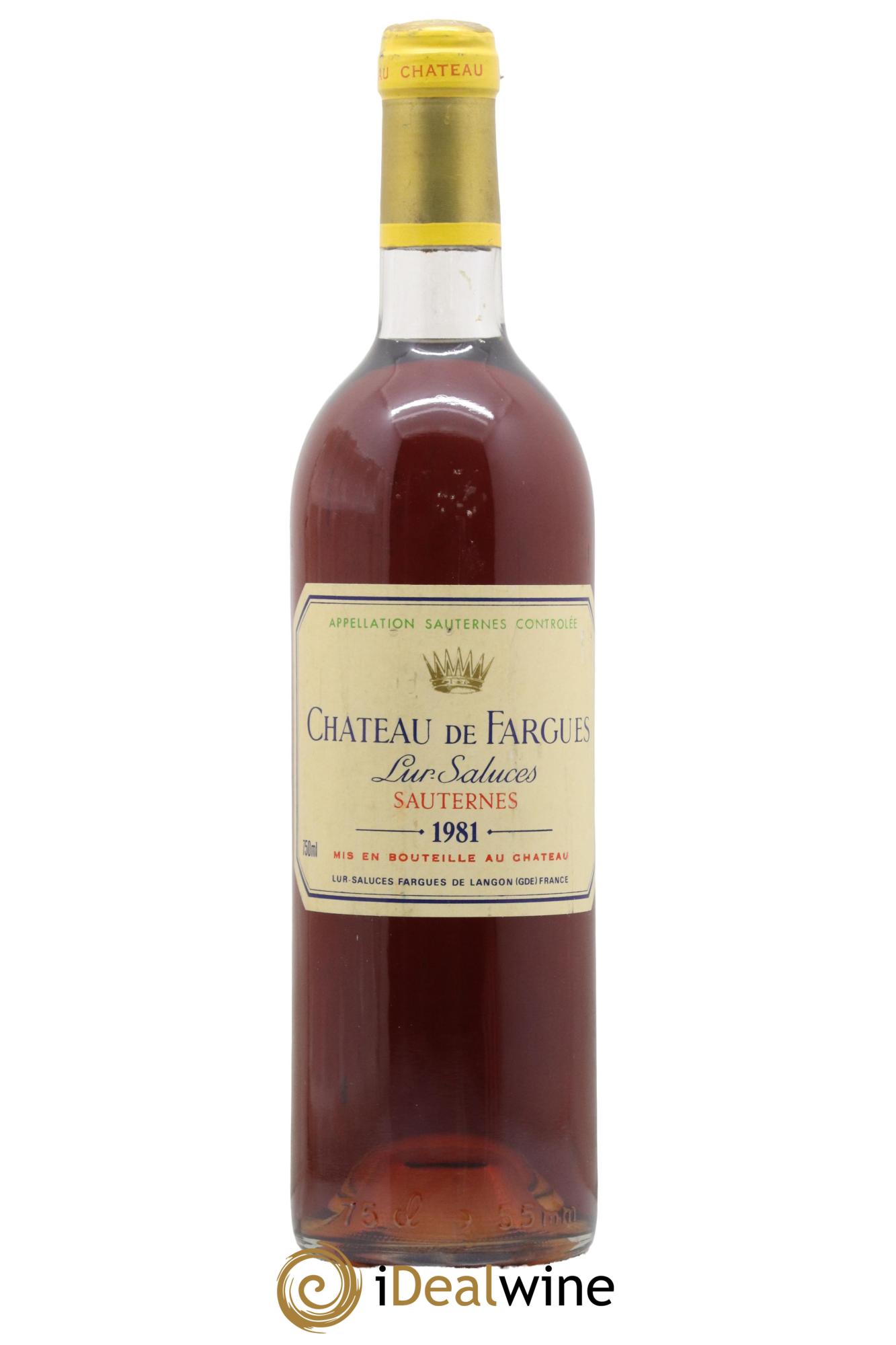 Château de Fargues 1981 - Posten von 1 Flasche - 0