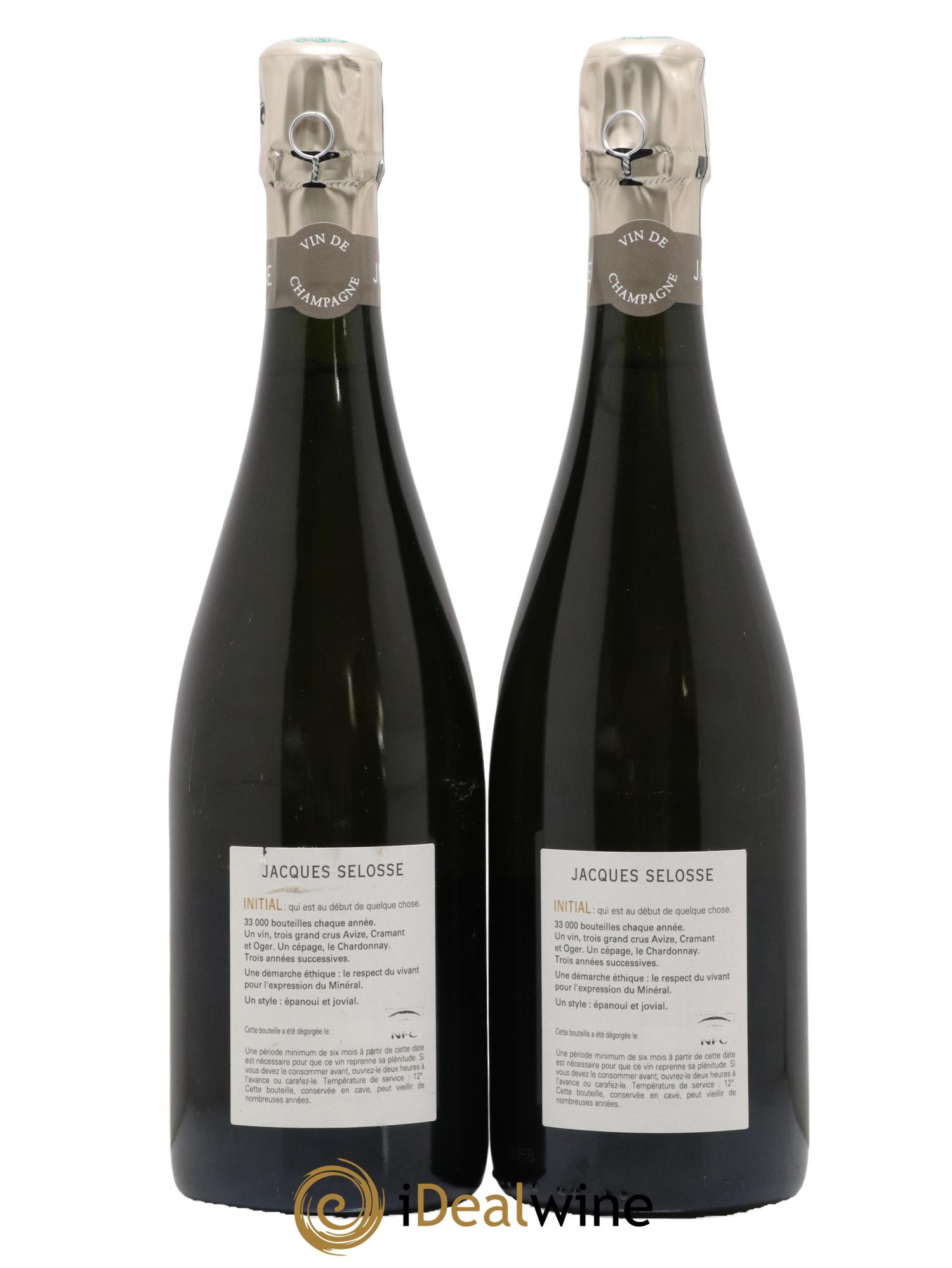 Initial Brut Jacques Selosse - Lot de 2 bouteilles - 1