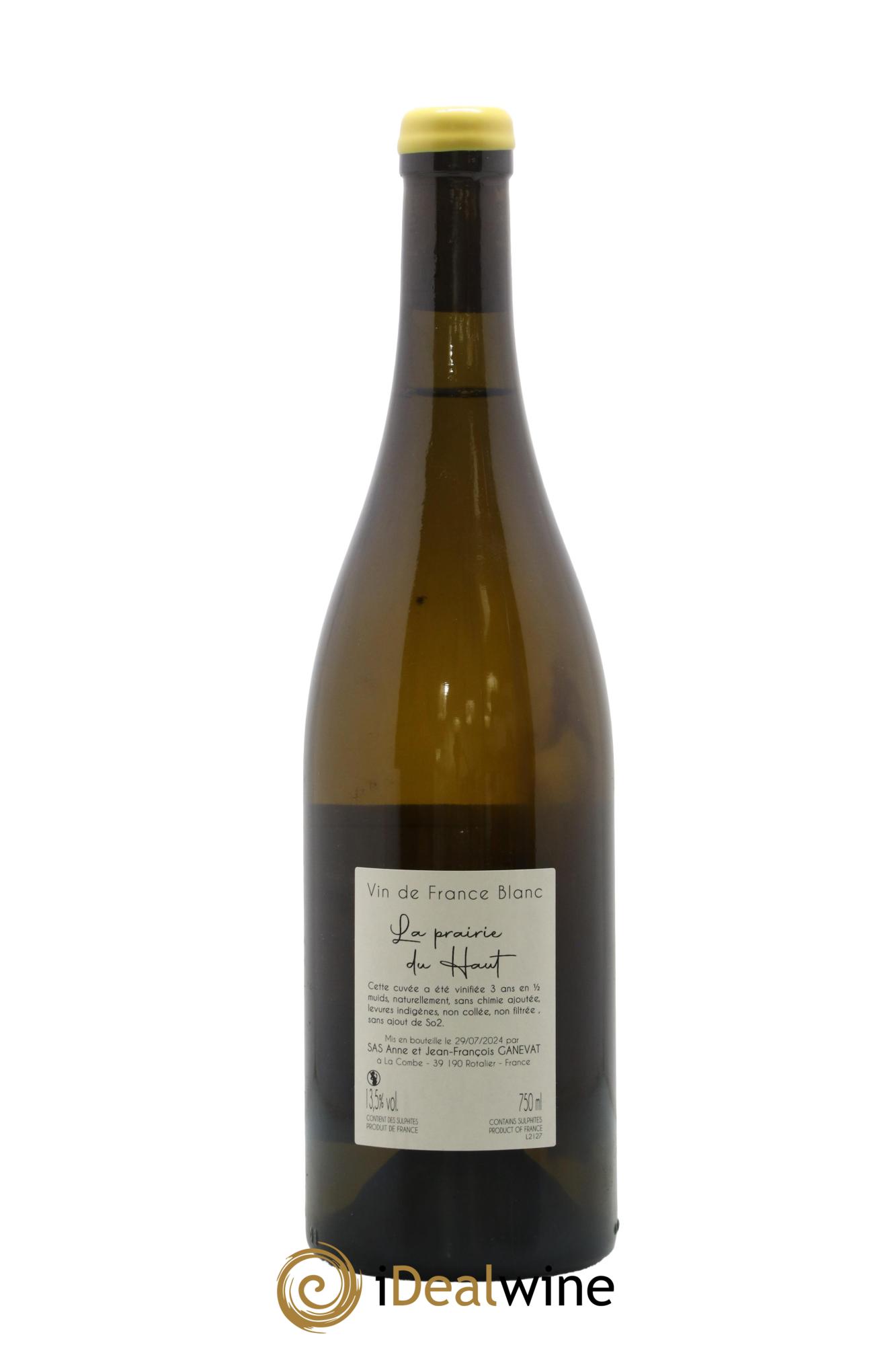 Vin de Table La Prairie du Haut Anne & Jean-François Ganevat 2021 - Lot de 1 bouteille - 1
