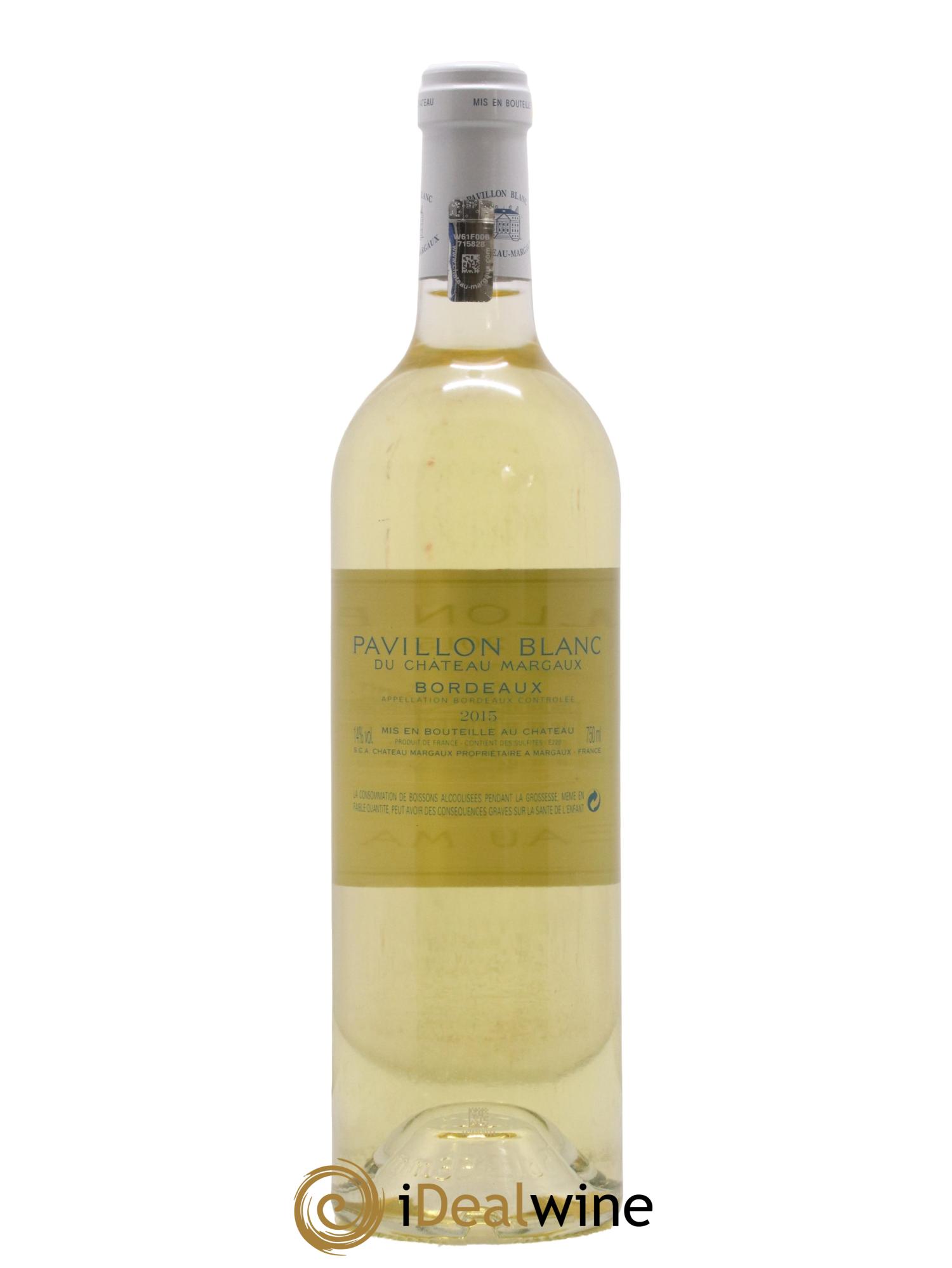 Pavillon Blanc du Château Margaux 2015 - Lot de 1 bouteille - 1