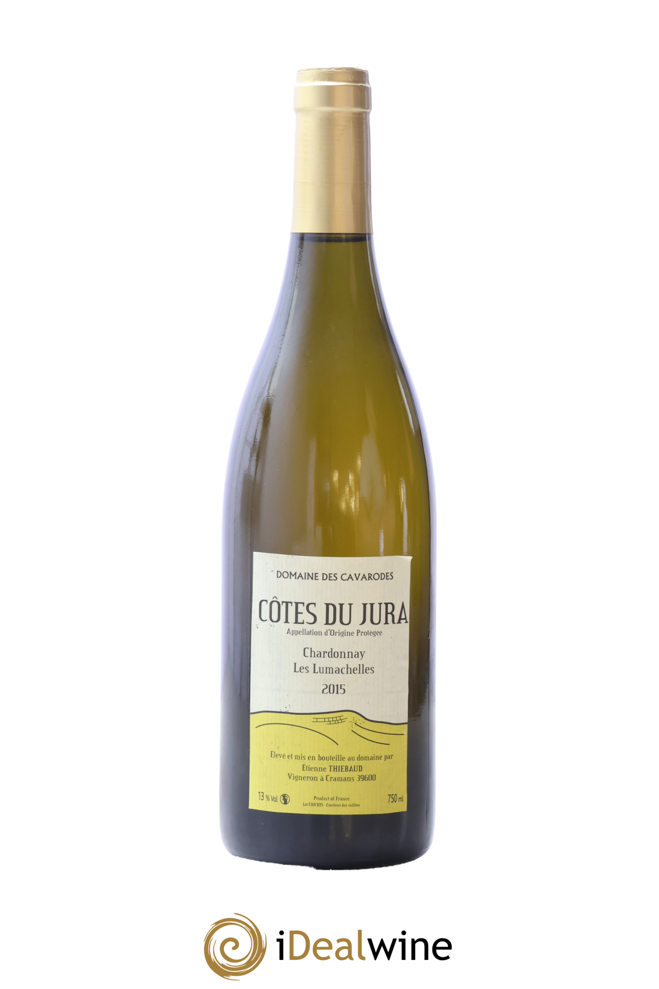 Côtes du Jura Chardonnay Les Lumachelles Cavarodes (Domaine des) - Etienne Thiébaud 2015 - Lot of 1 bottle - 0