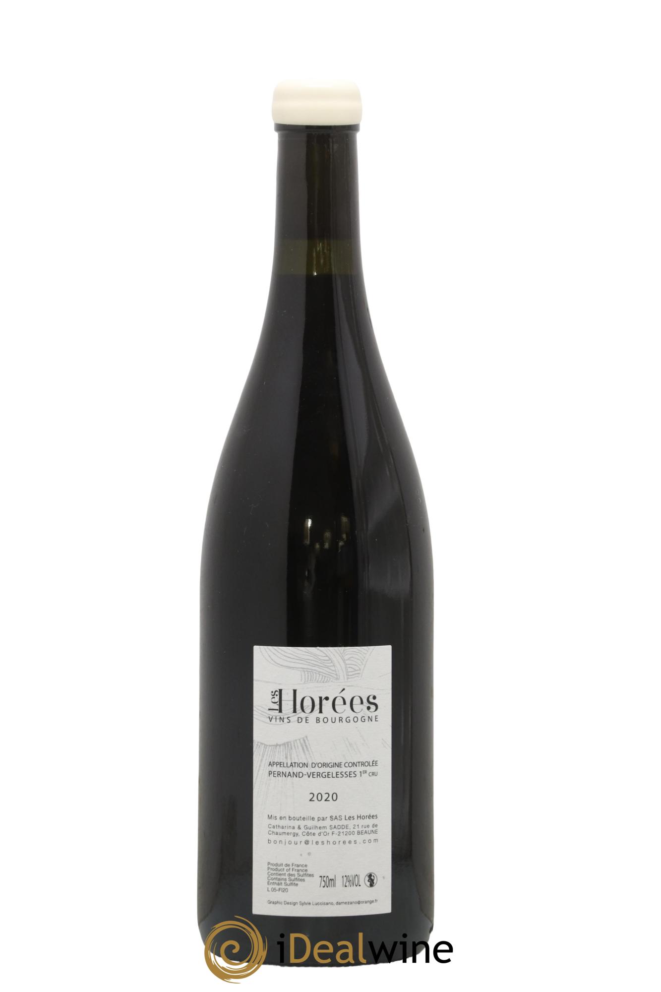 Pernand-Vergelesses 1er Cru Les Fichots Les Horées  2020 - Lot de 1 bouteille - 1