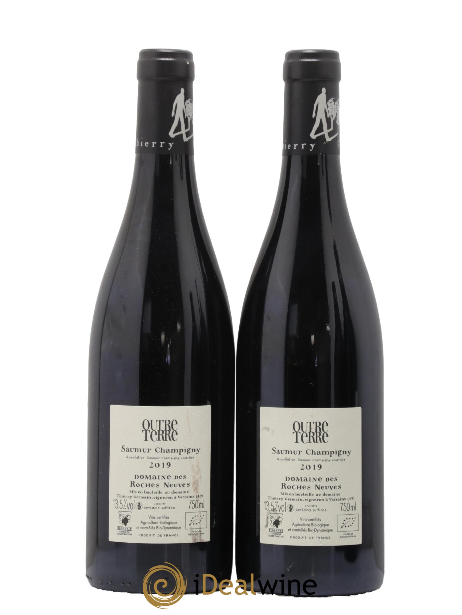 Saumur-Champigny Outre Terre Domaine des Roches Neuves - Thierry Germain 2019 - Lot de 2 bouteilles - 1