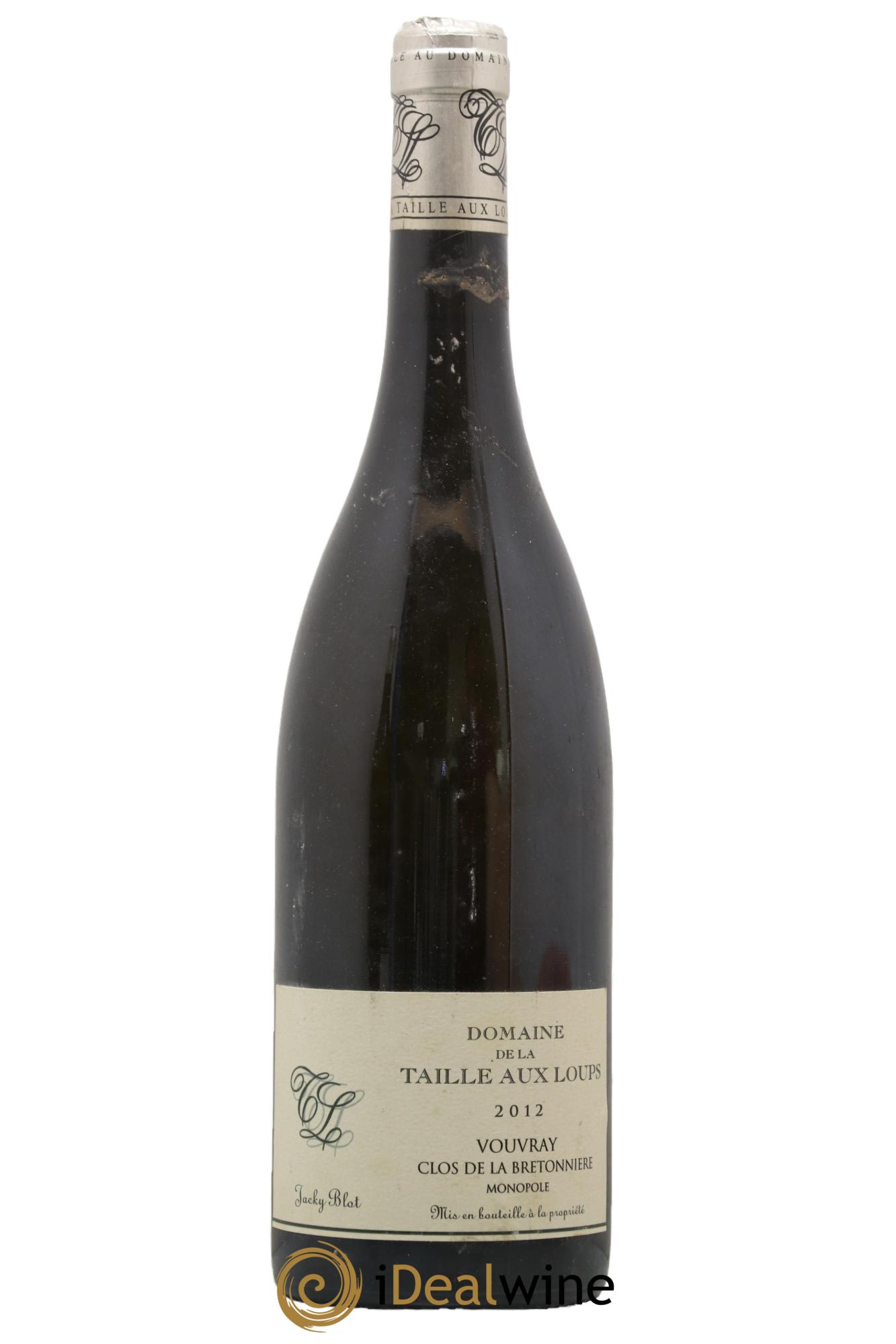 Vouvray Clos de la Bretonnière La Taille aux Loups 2012 - Lot de 1 bouteille - 0