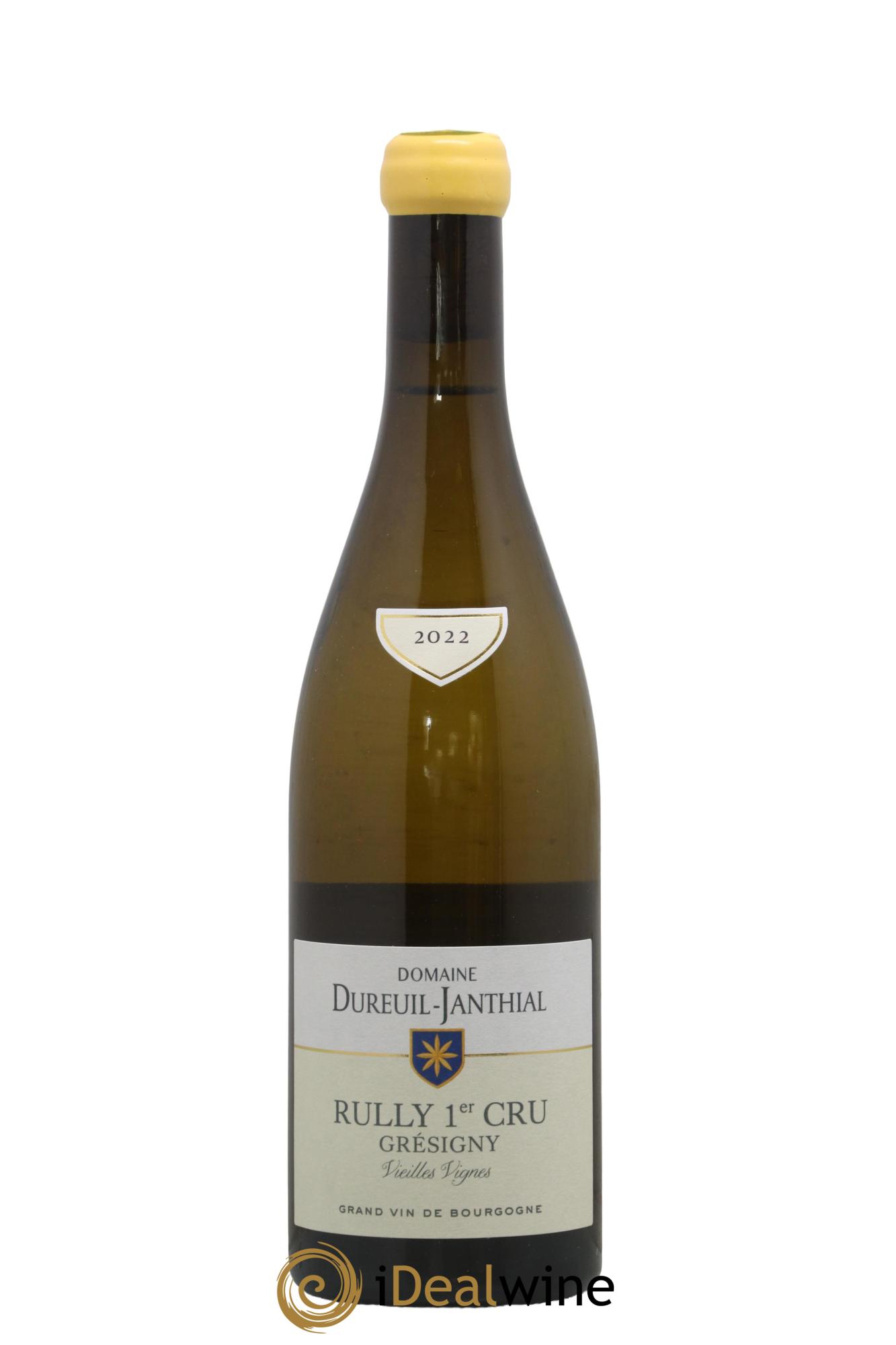 Rully 1er Cru Grésigny Vieilles Vignes Vincent Dureuil-Janthial 2022 - Lot de 1 bouteille - 0