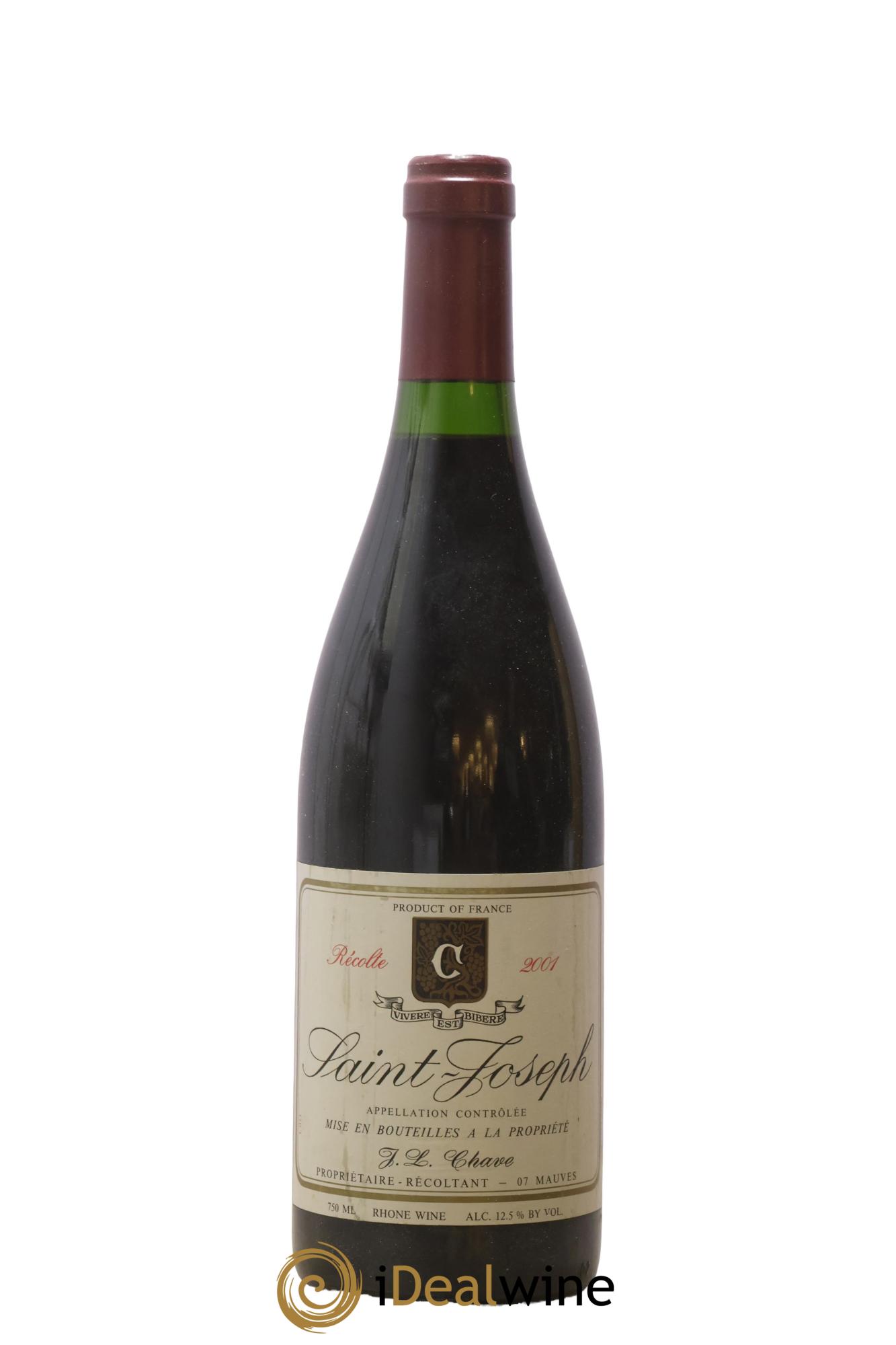Saint-Joseph Jean-Louis Chave 2001 - Posten von 1 Flasche - 0