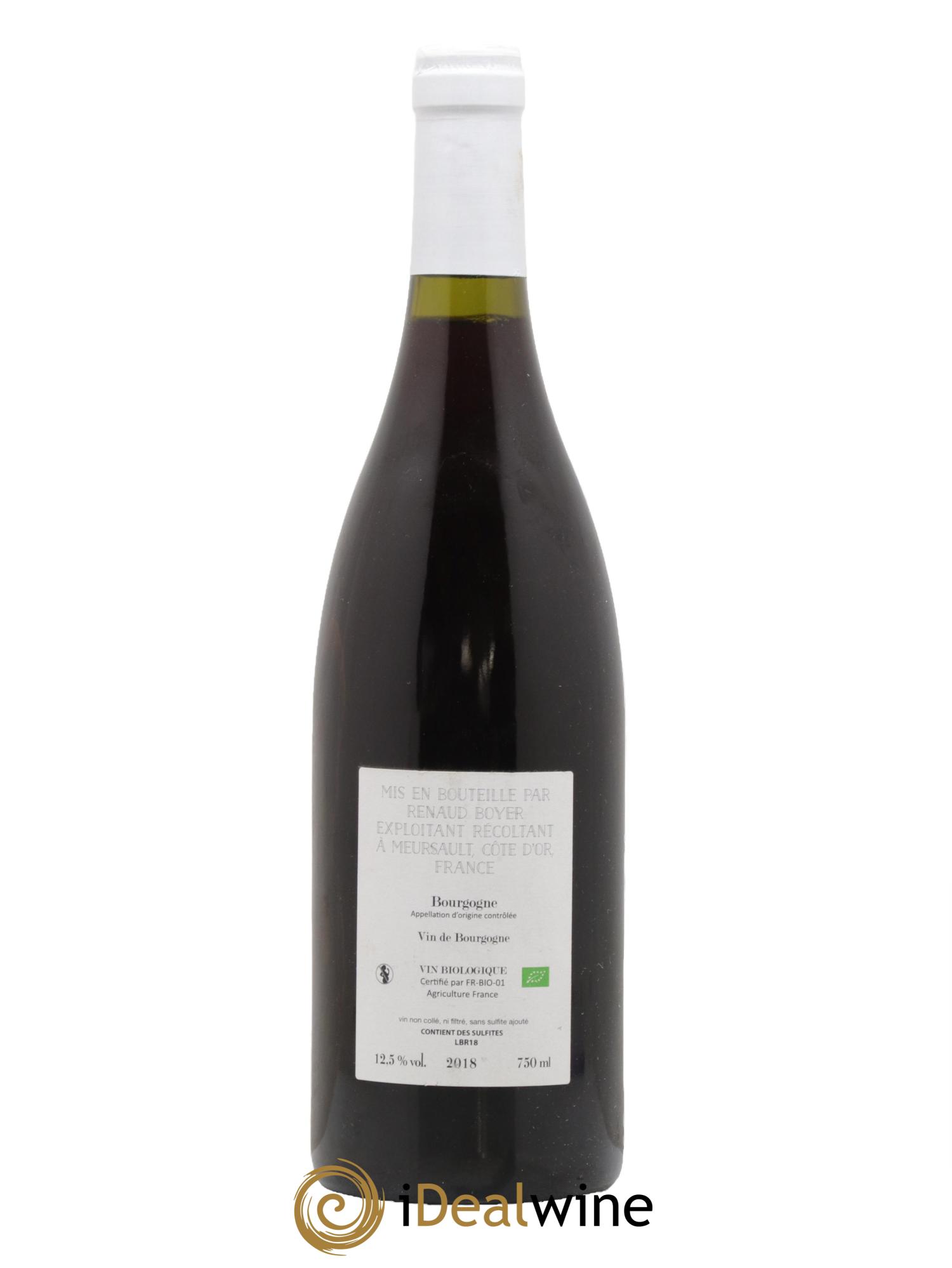 Bourgogne Les Riaux Renaud Boyer 2018 - Lot of 1 bottle - 1