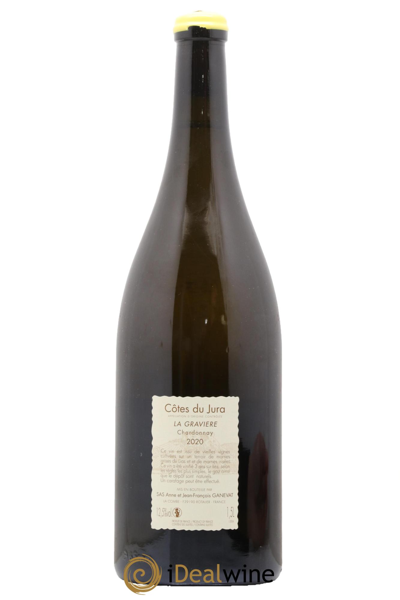 Côtes du Jura La Gravière Anne et Jean François Ganevat 2020 - Lot de 1 magnum - 1