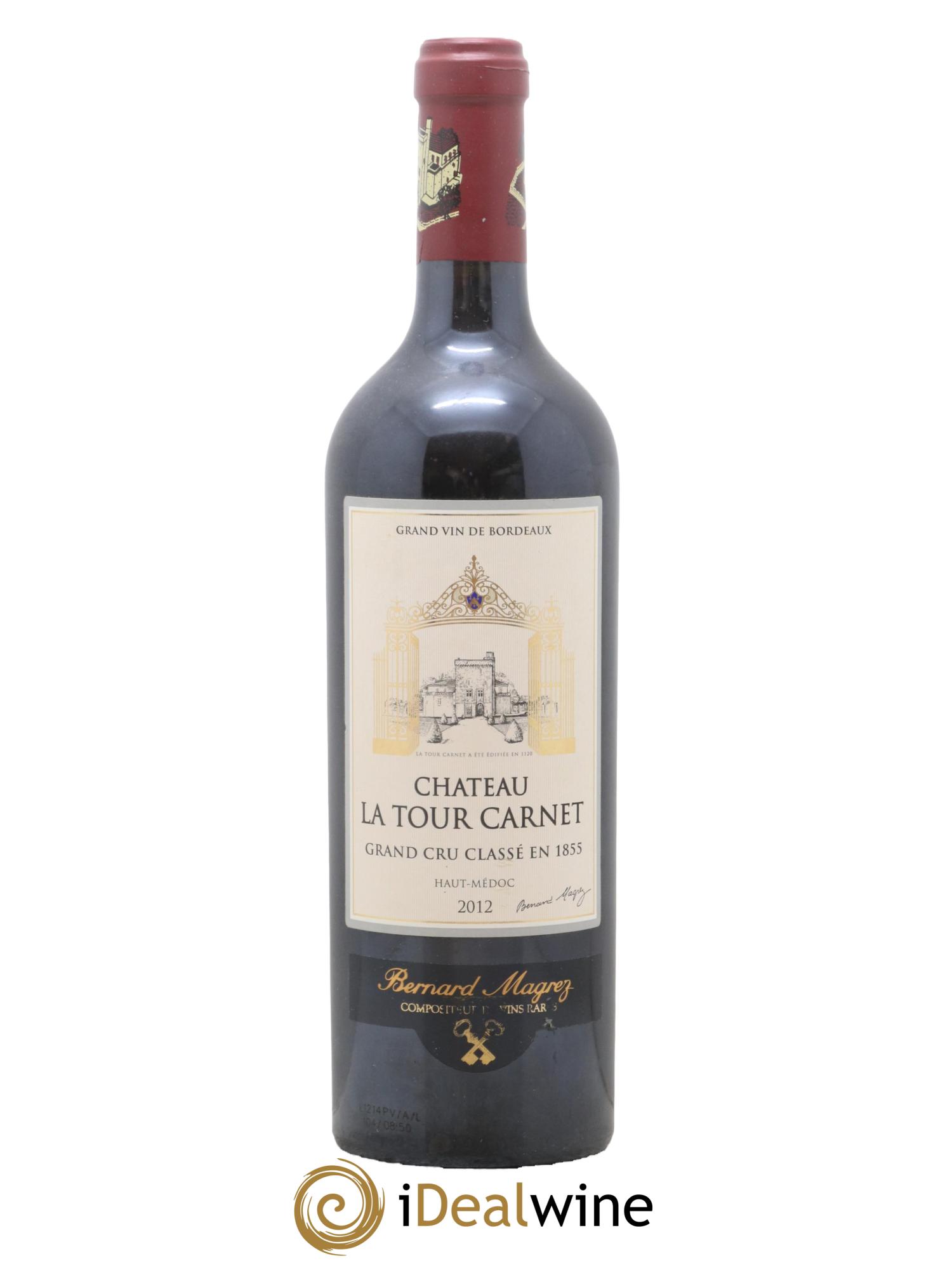 Château la Tour Carnet 4ème Grand Cru Classé 2012 - Lot of 1 bottle - 0