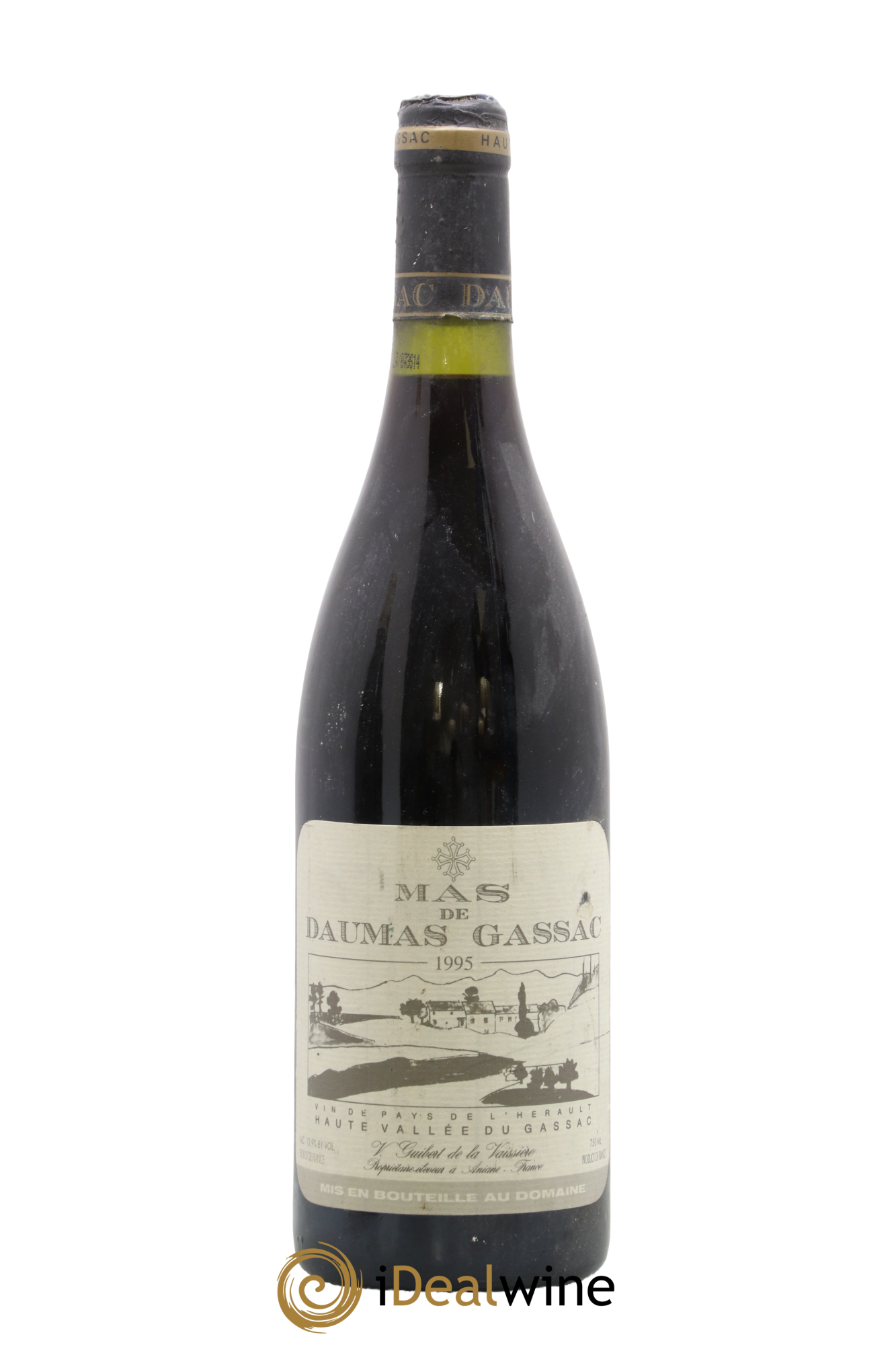 Saint-Guilhem-le-Désert - Cité d'Aniane Mas Daumas Gassac Famille Guibert de La Vaissière 1995 - Posten von 1 Flasche - 0